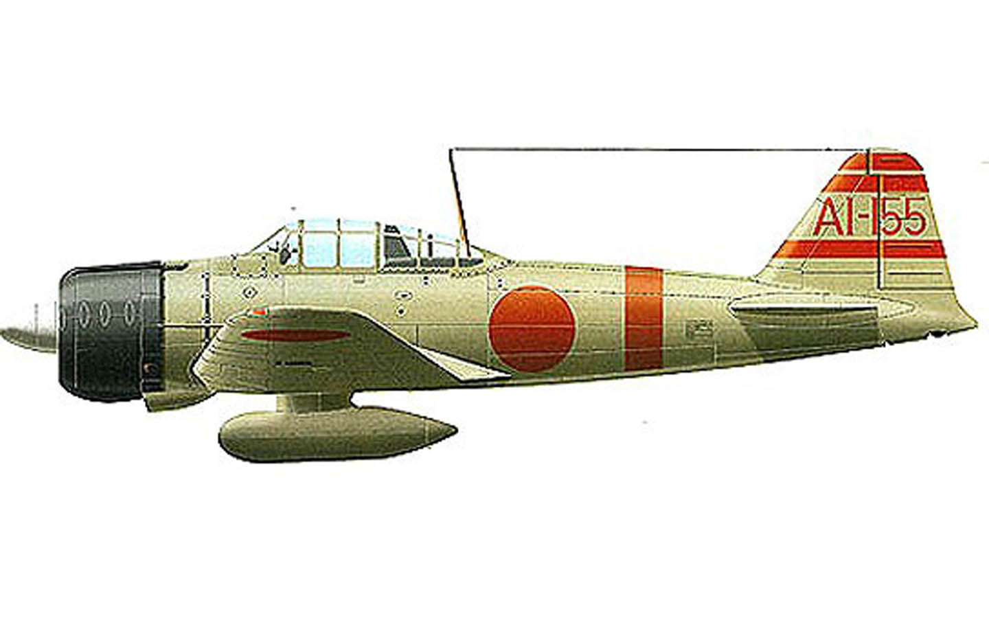Mitsubishi A6M2 Zero - Transporteur Hiryu Modèle 3D $119 - .c4d .obj