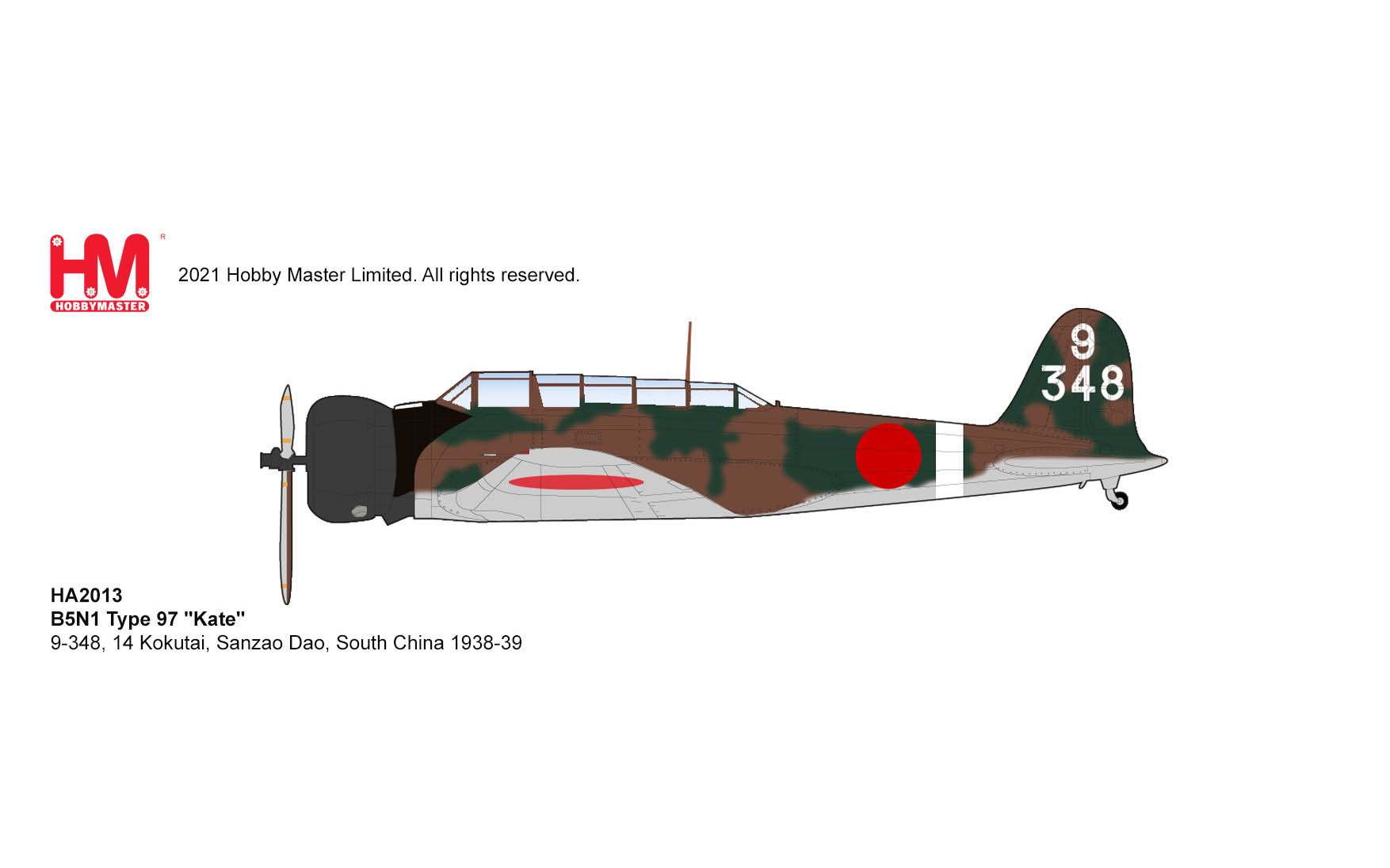 B5N1 Type 97 - Kate, 14 Kokutai, Sanzao Dao, South China