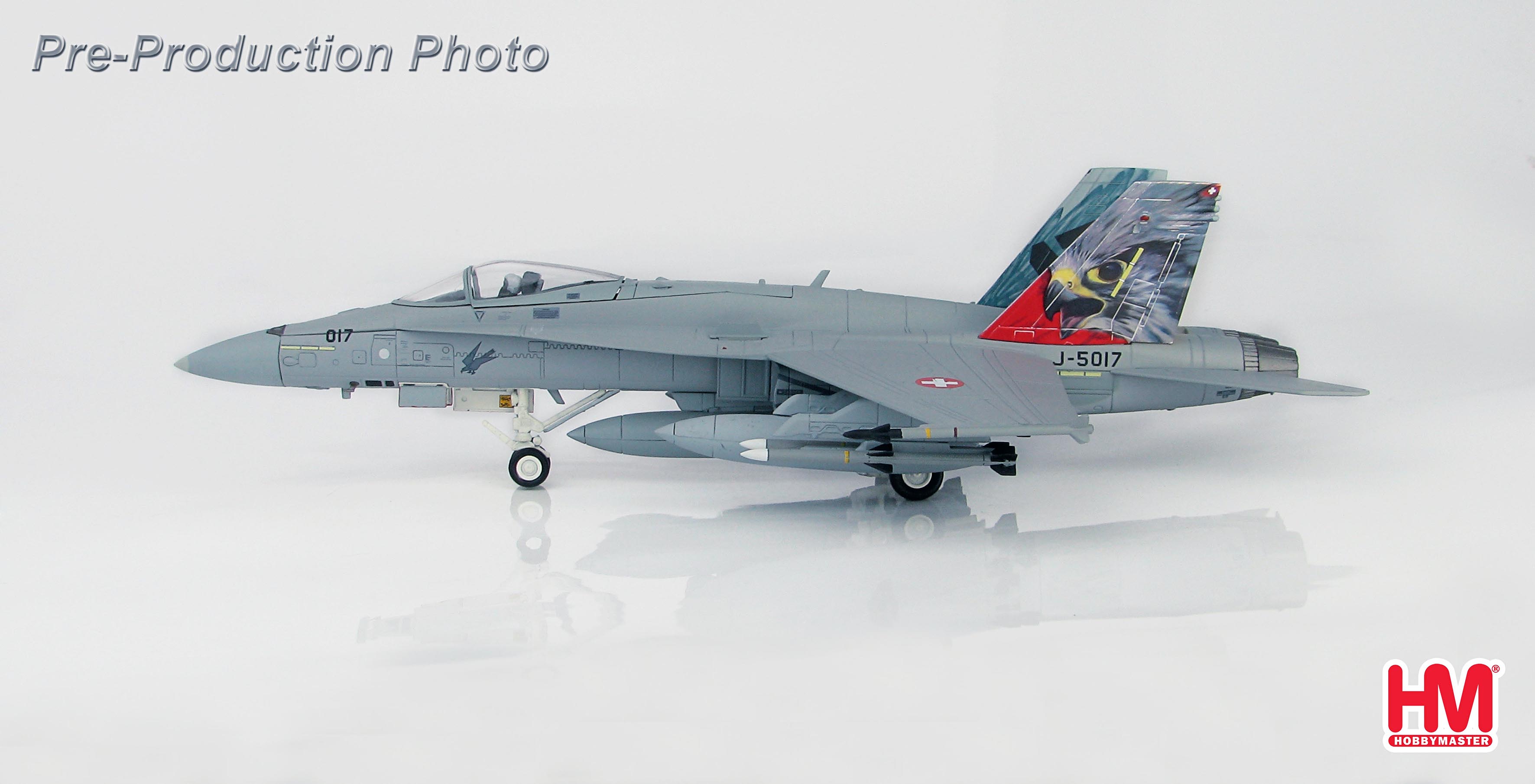 F/A-18C Hornet Swiss Air Force J-5017 Staffel 17 - Hobby Master