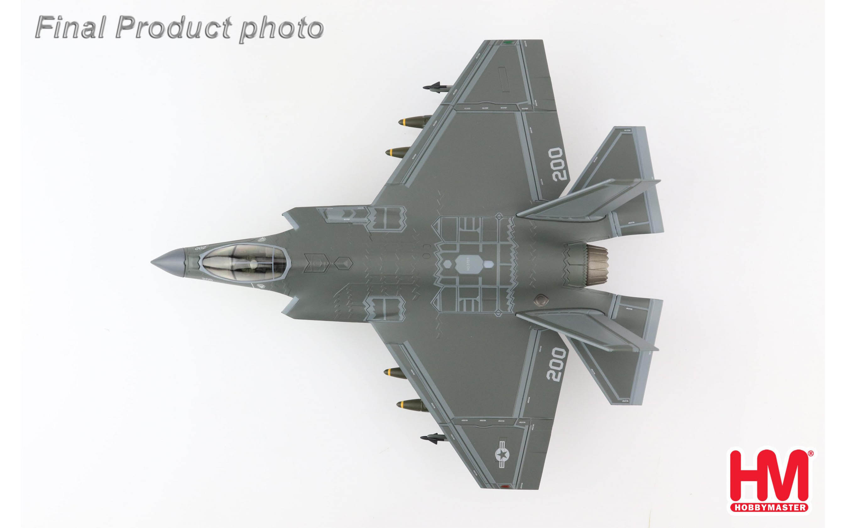 ホビーマスター HA6208 Lockheed F-35C Lockheed F-35C Lightning II 168843, NAWDC, July 2020 - Hobby