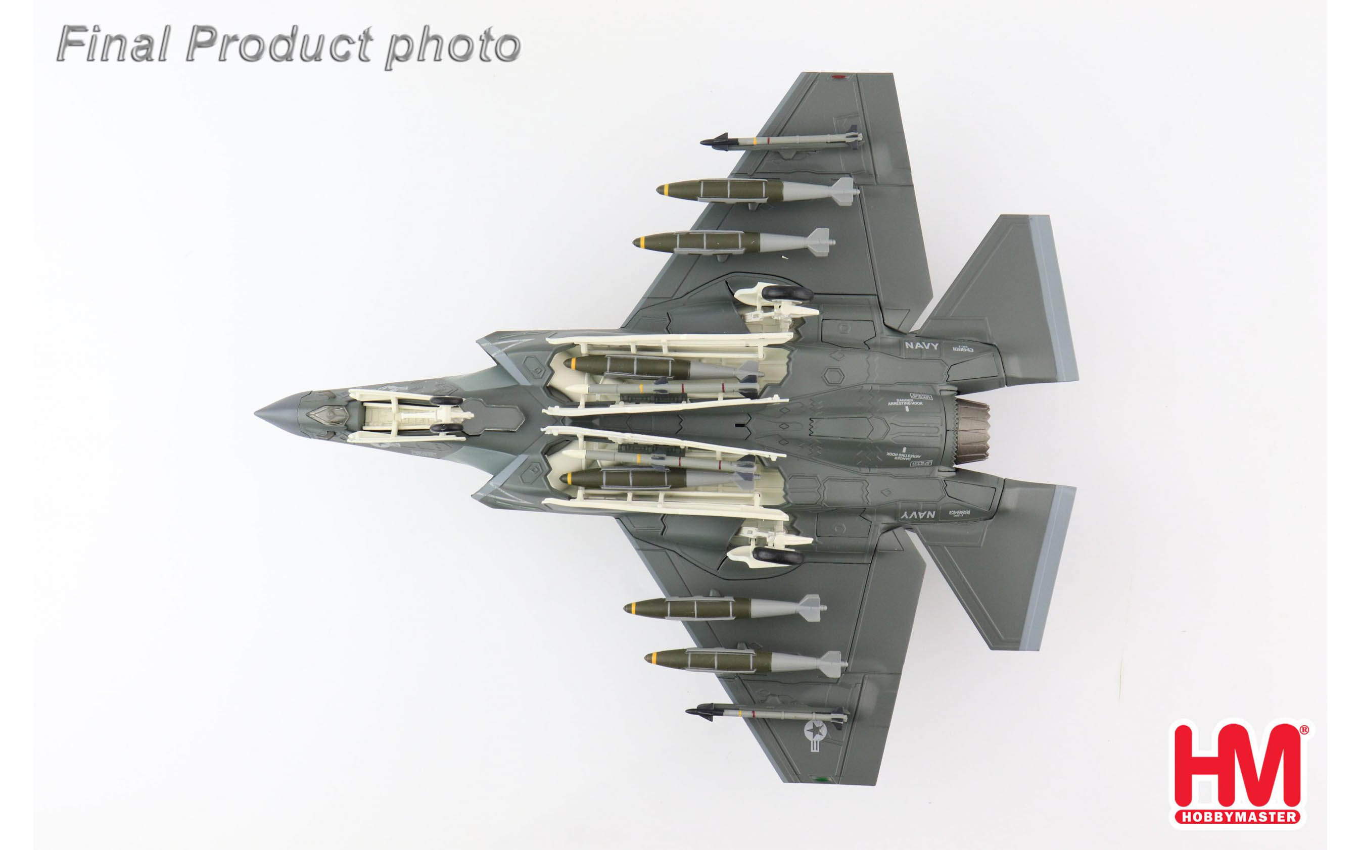 ホビーマスター HA6208 Lockheed F-35C Lockheed F-35C Lightning II 168843, NAWDC, July 2020 - Hobby