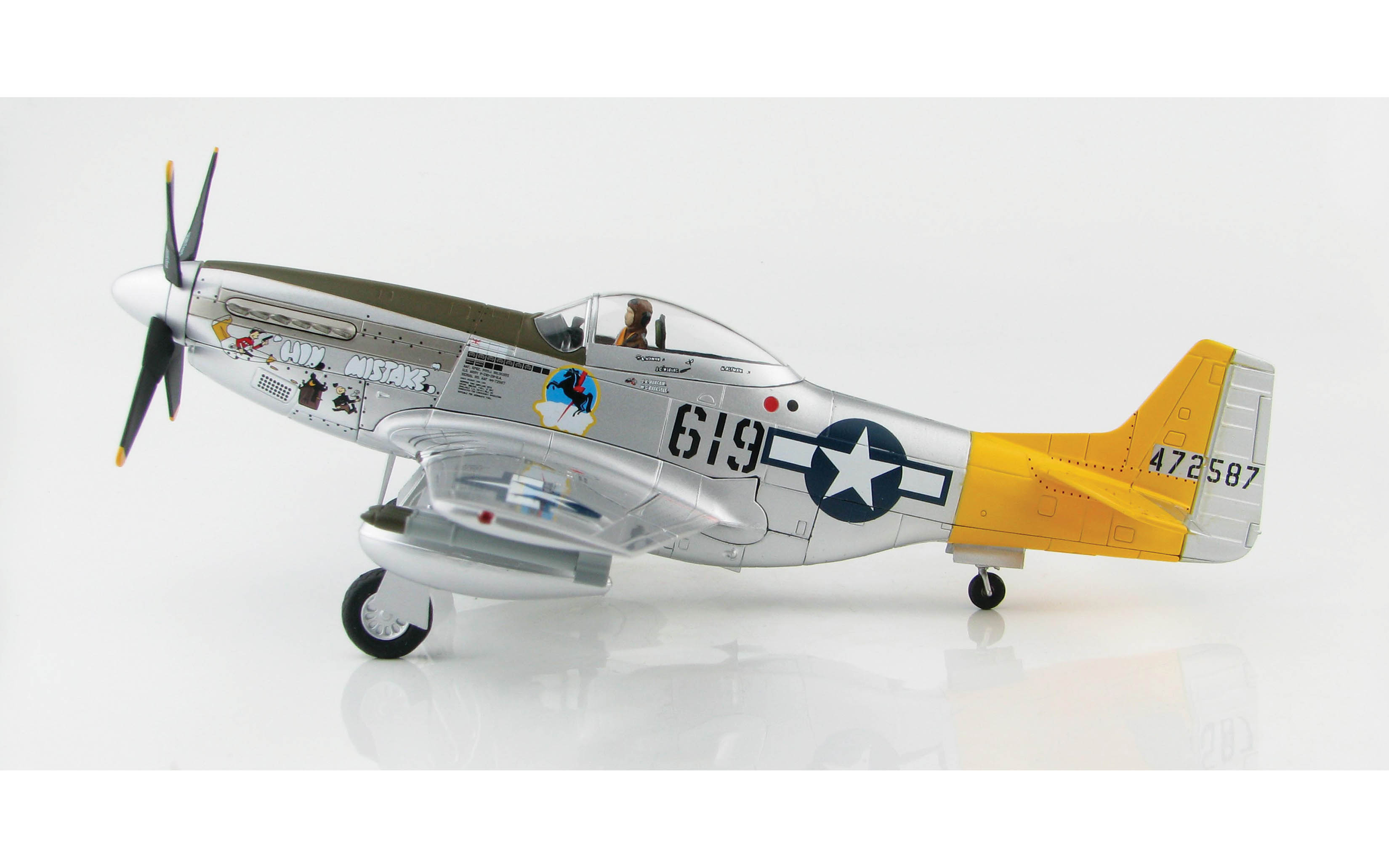 ハイぺリオン　P51ーDムスタング P-51D Mustang, Hon Mistake, 1st Lt. William G. Ebersole, Iwo Jima