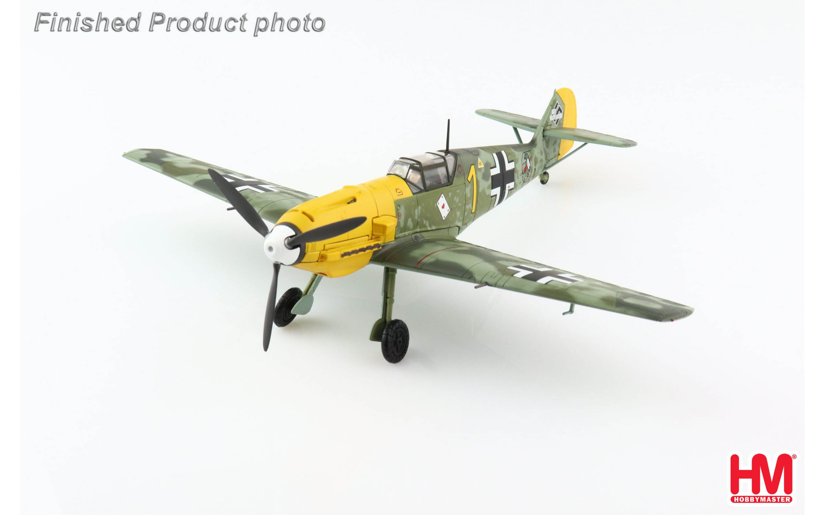 HMホビーマスターMesserschmitt Bf 109E-3 1:48 Hobby Master | Messerschmitt Bf-109E-3 “Yellow 1” France
