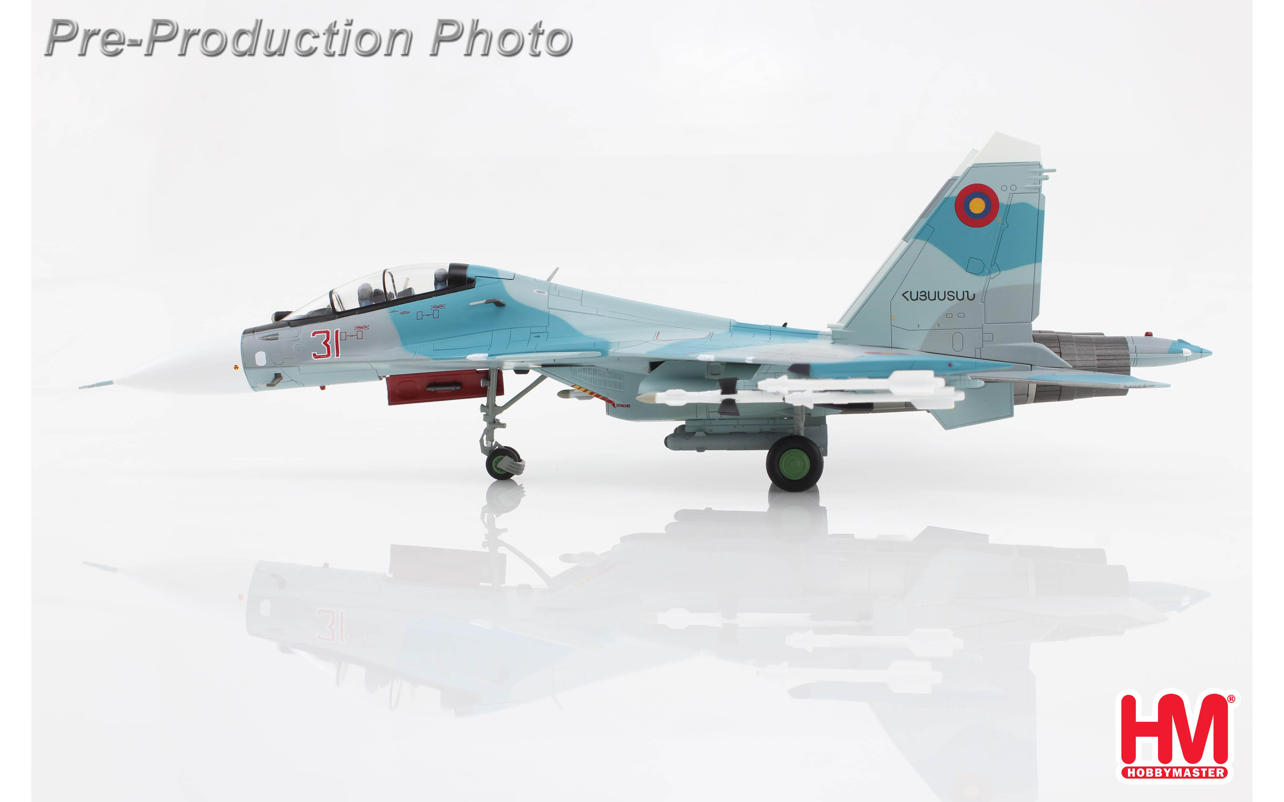 Su-30SM Red 31, Armenia Air Force, 2019 - Hobby Master HA9507