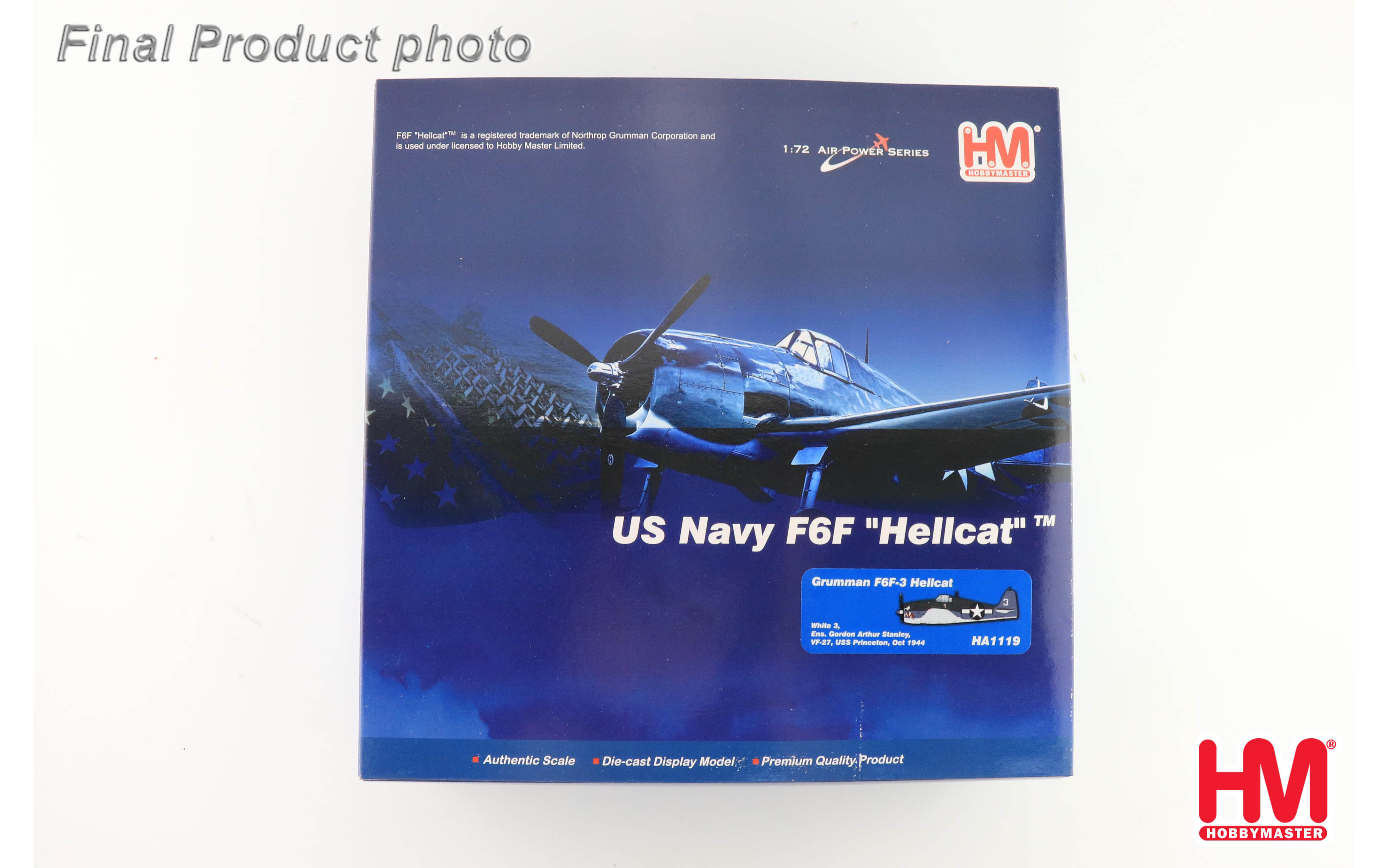 Grumman F6F-3 Hellcat White 3, Ens. Gordon A. Stanley, VF-27