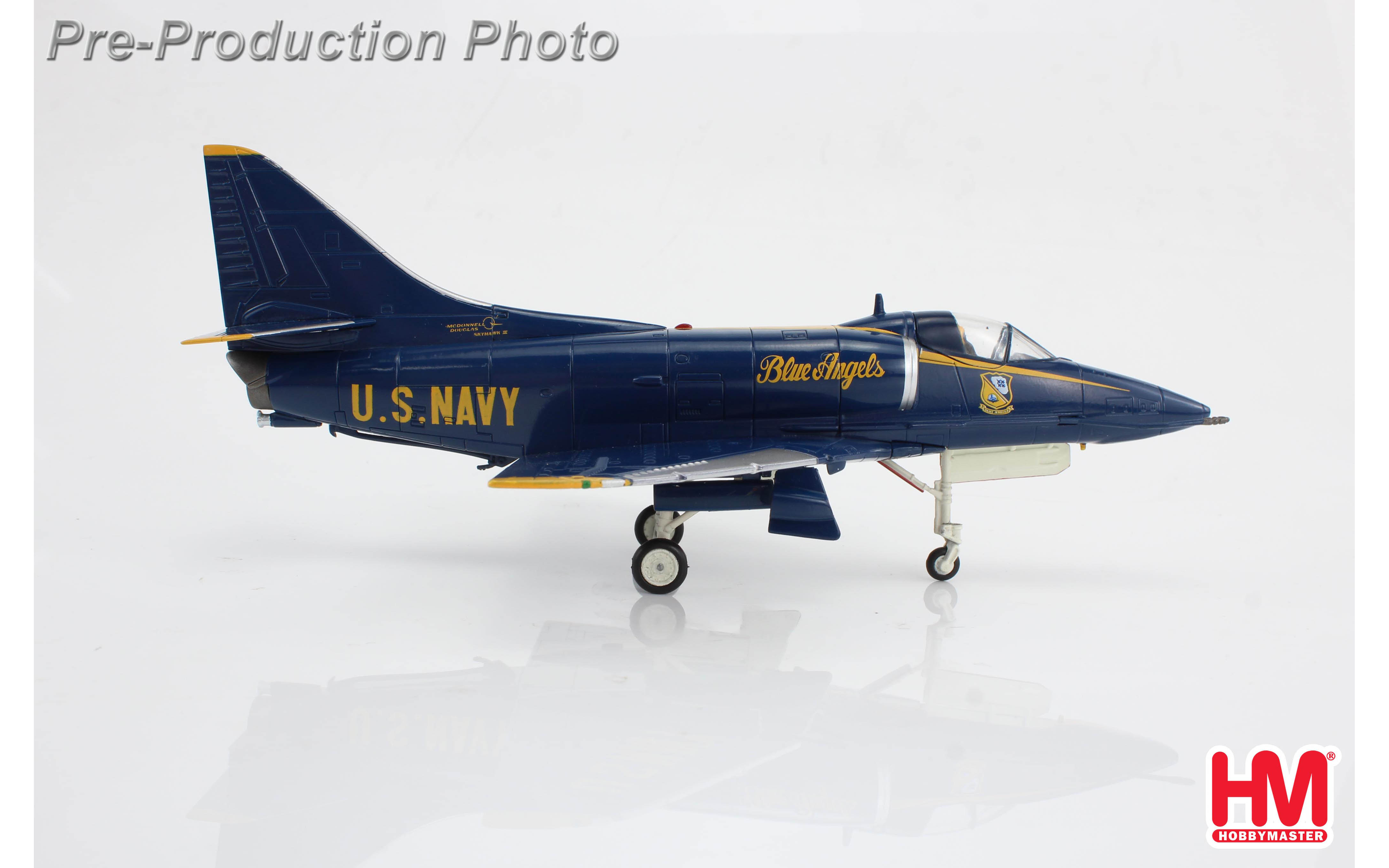 BK-02VF モデルプレーン アメリカ合衆国 A-4F, Blue Angels, US Navy, 1979 Season with No.1 to No.6