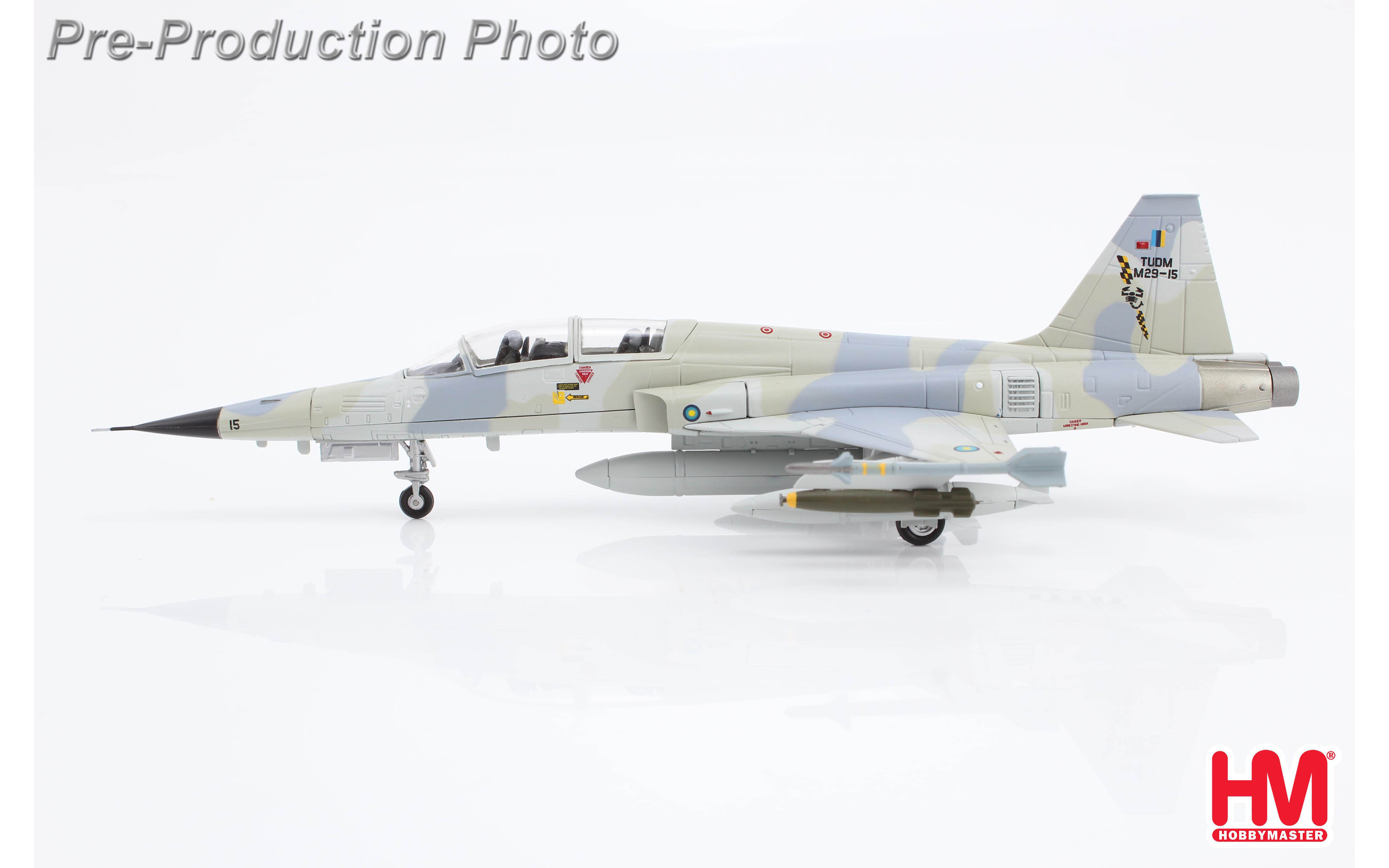 F-5F Tiger II M29-15, No. 12 Skn, TUDM, 1980s - Hobby Master