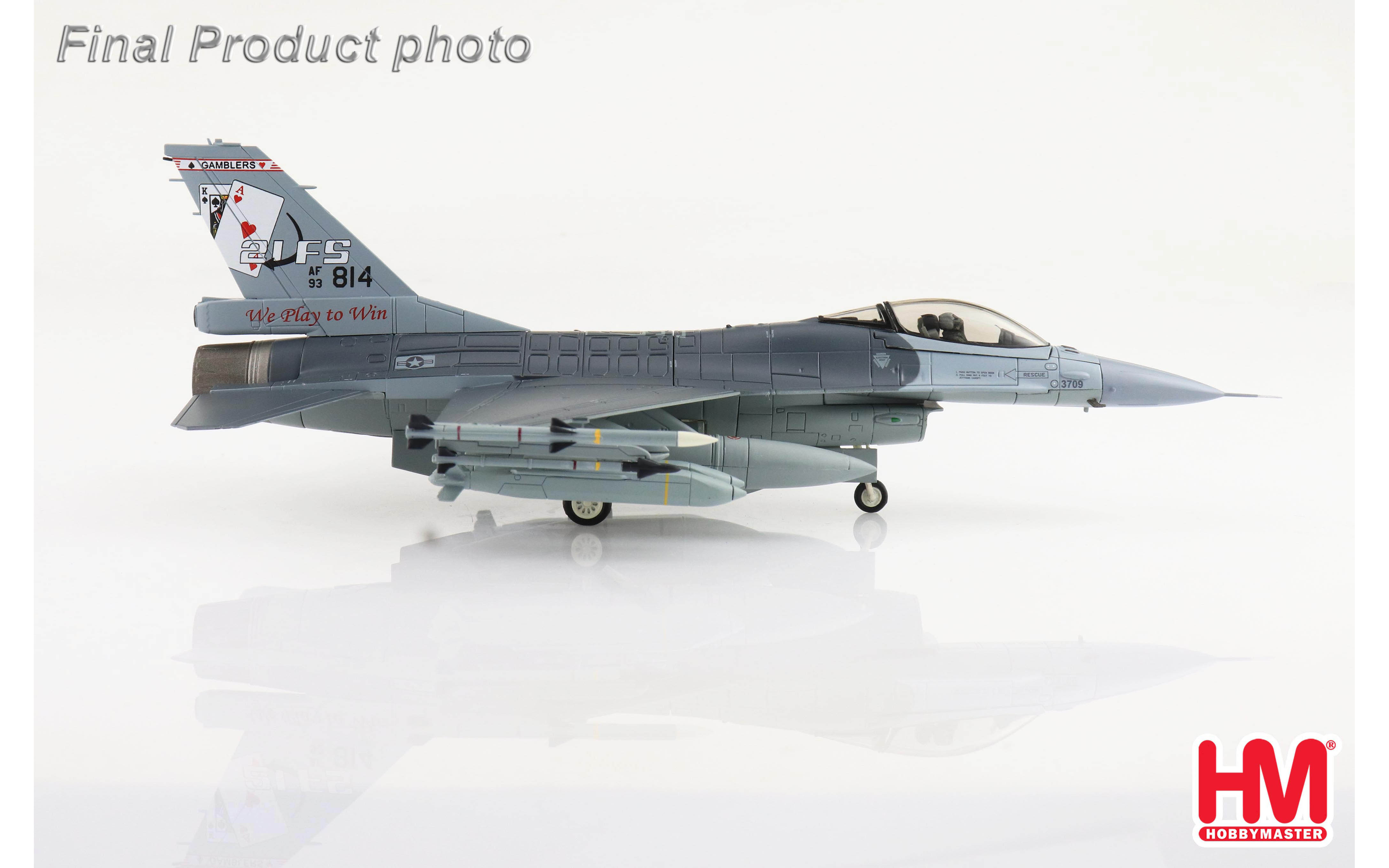 【開封済美品】HOBBY MASTER F-16 Fighting Falcon F-16C Fighting Falcon 89-2098, 112th FS, Ohio ANG, Toledo, August 2023