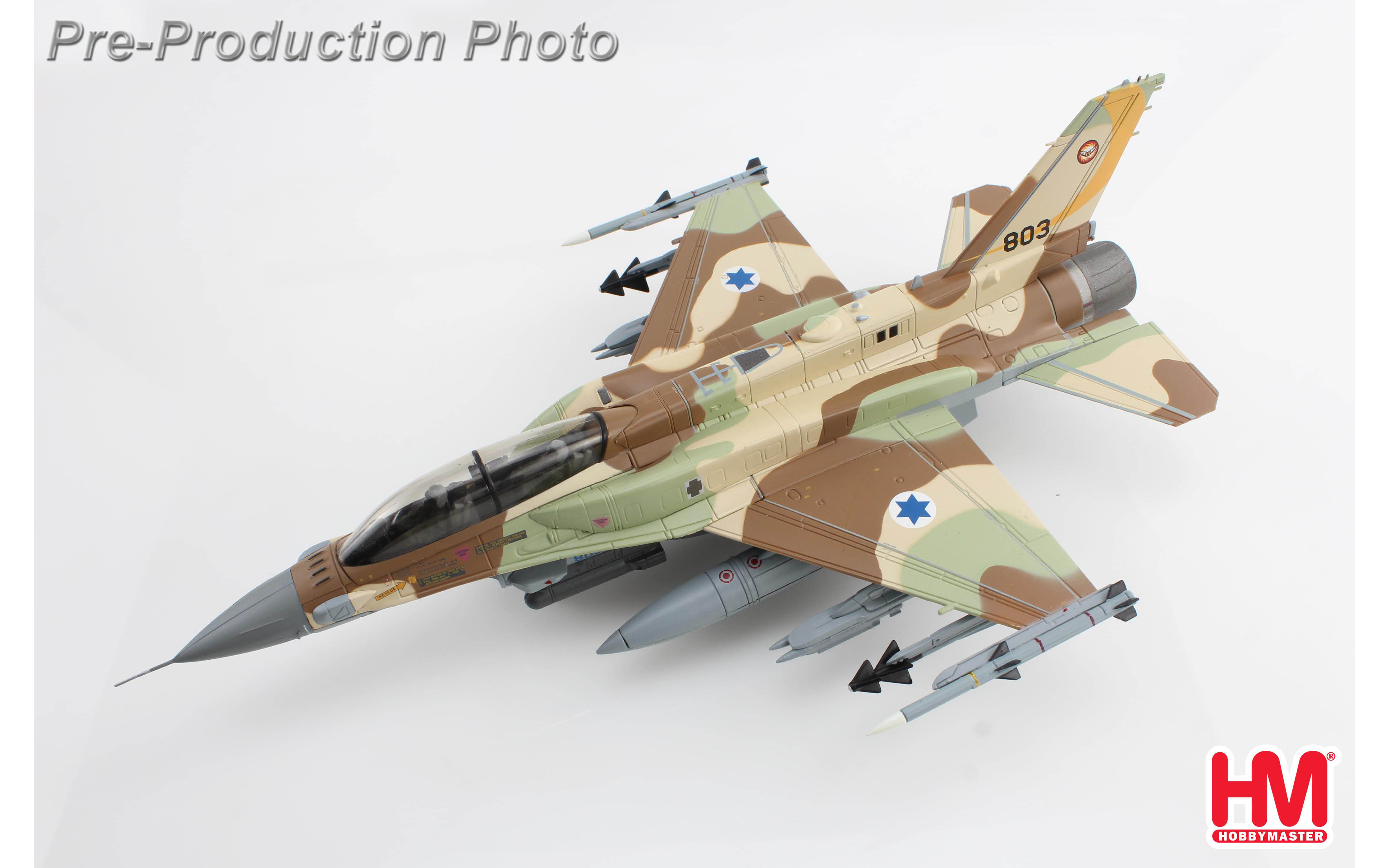 【完売品】ホビーマスター ファイティング ファルコン HA3846 F-16CG F-16I Fighting Falcon, No.107 Sqn., IAF, August 2022 with 8