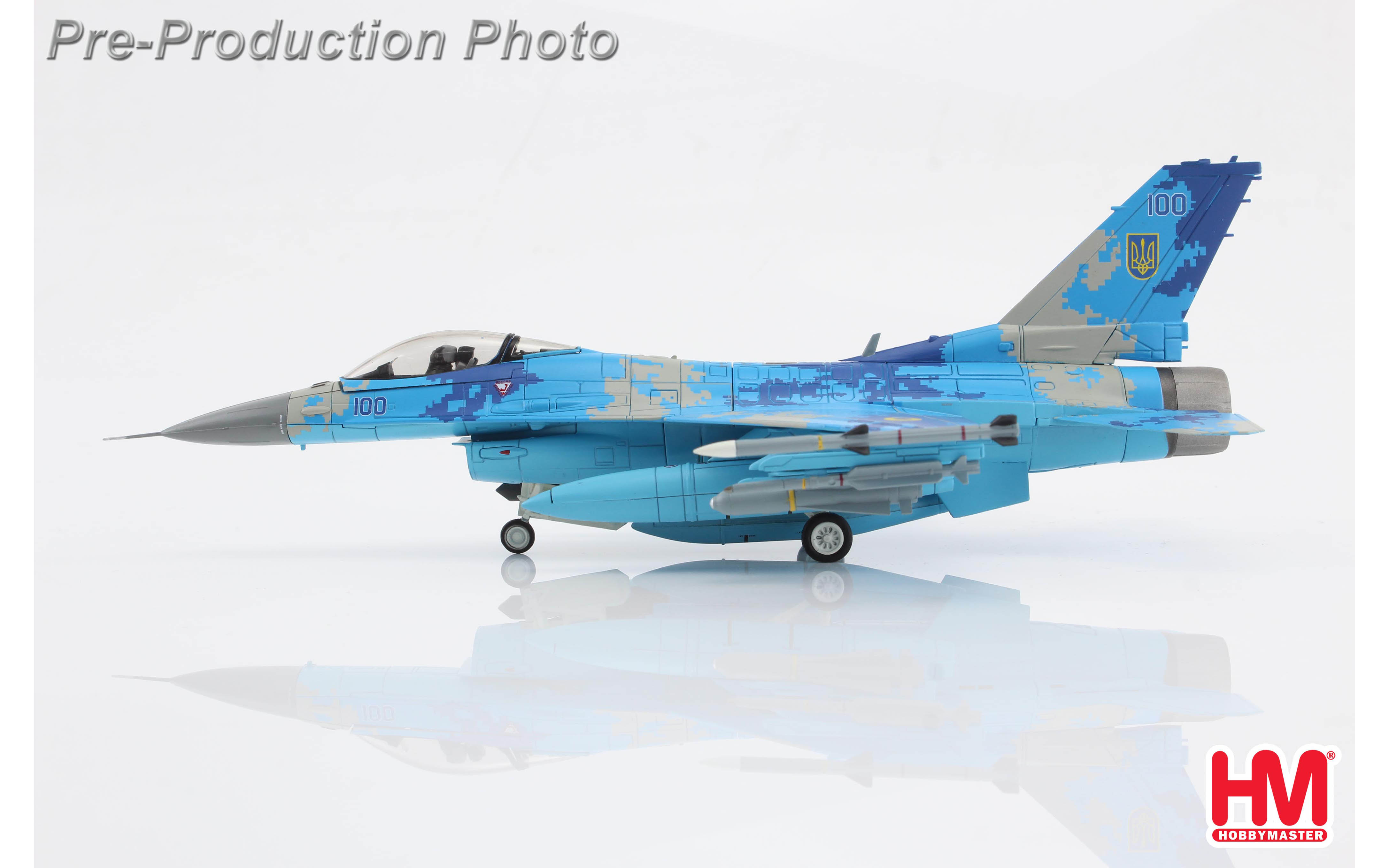 ホビーマスター1/72 F-16C ウクライナ仮想塗装　HA38028 Hobby Master 【お取り寄せ】F-16C ウクライナ空軍 想定塗装 1