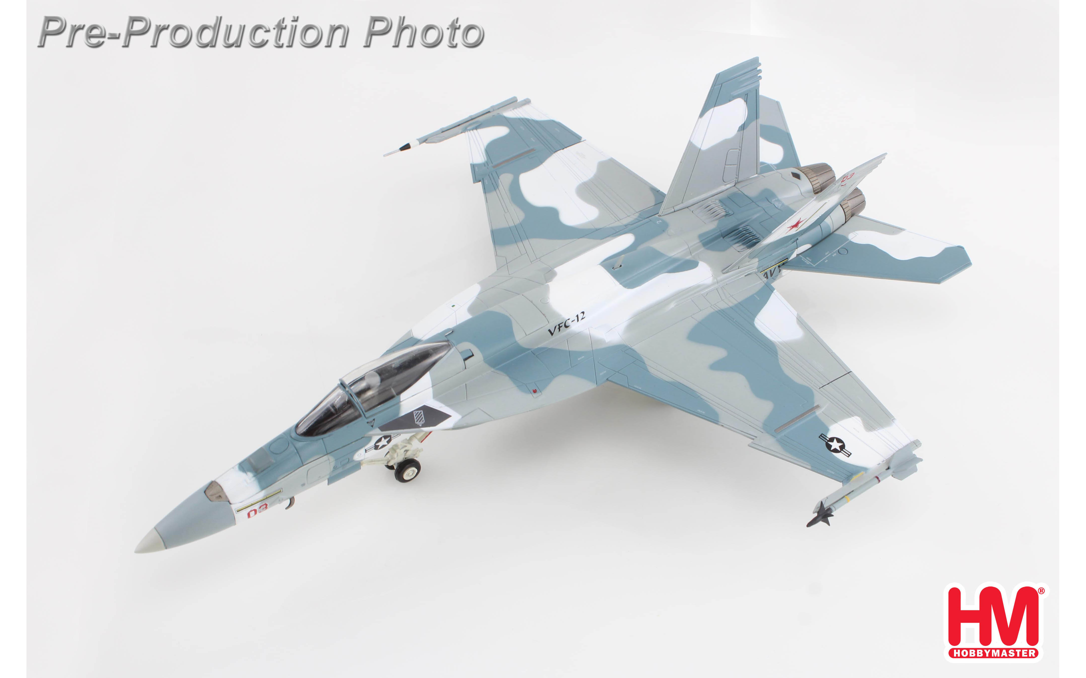 ホビーマスター　HA5135　F/A-18E Super Hornet F/A-18 Aggressor, VFC-12, US Navy, 2023 - Hobby Master