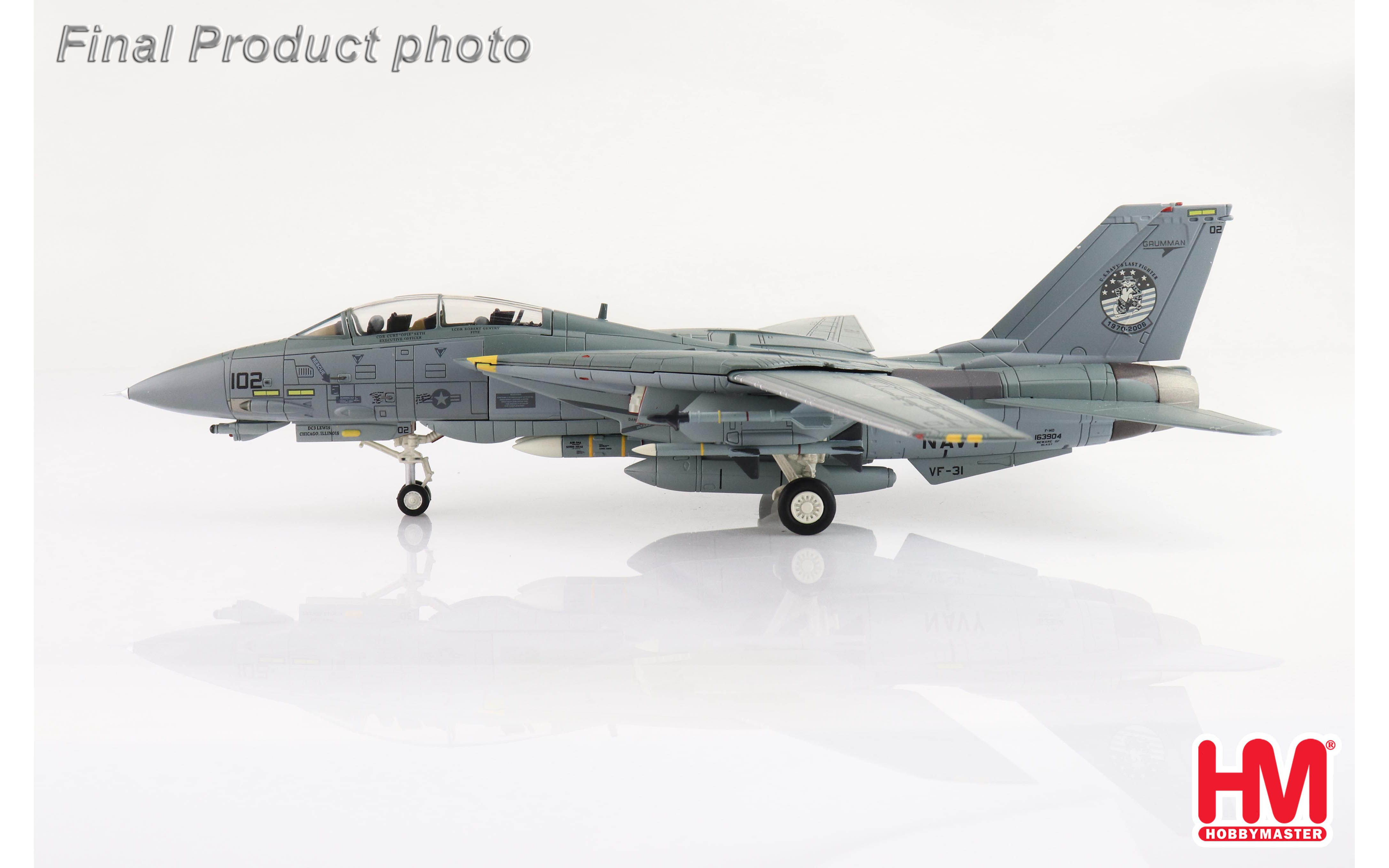 Grumman F-14D, Tomcat Sunset, BuNo 163904, VF-31, Sept 2006