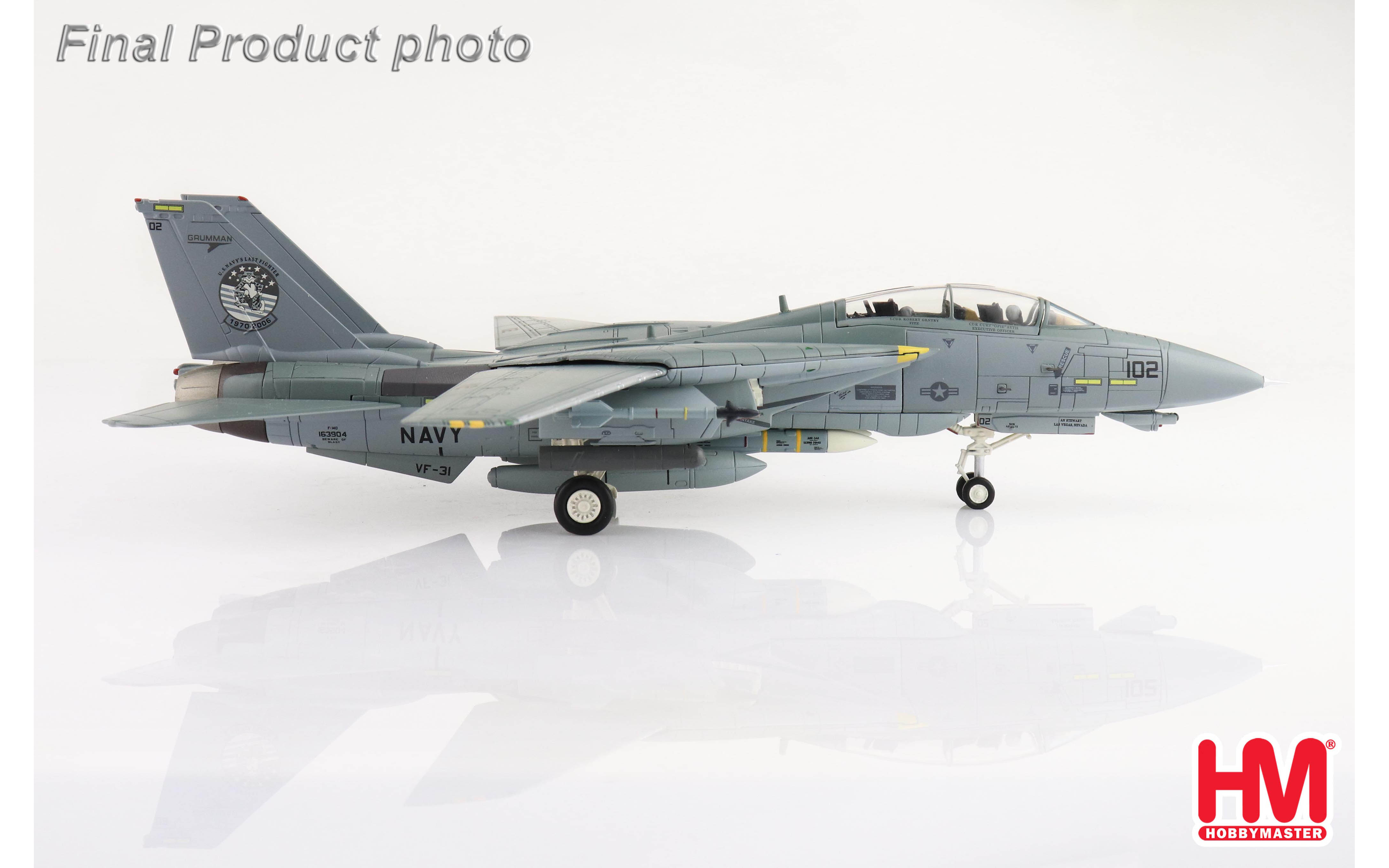Grumman F-14D, Tomcat Sunset, BuNo 163904, VF-31, Sept 2006