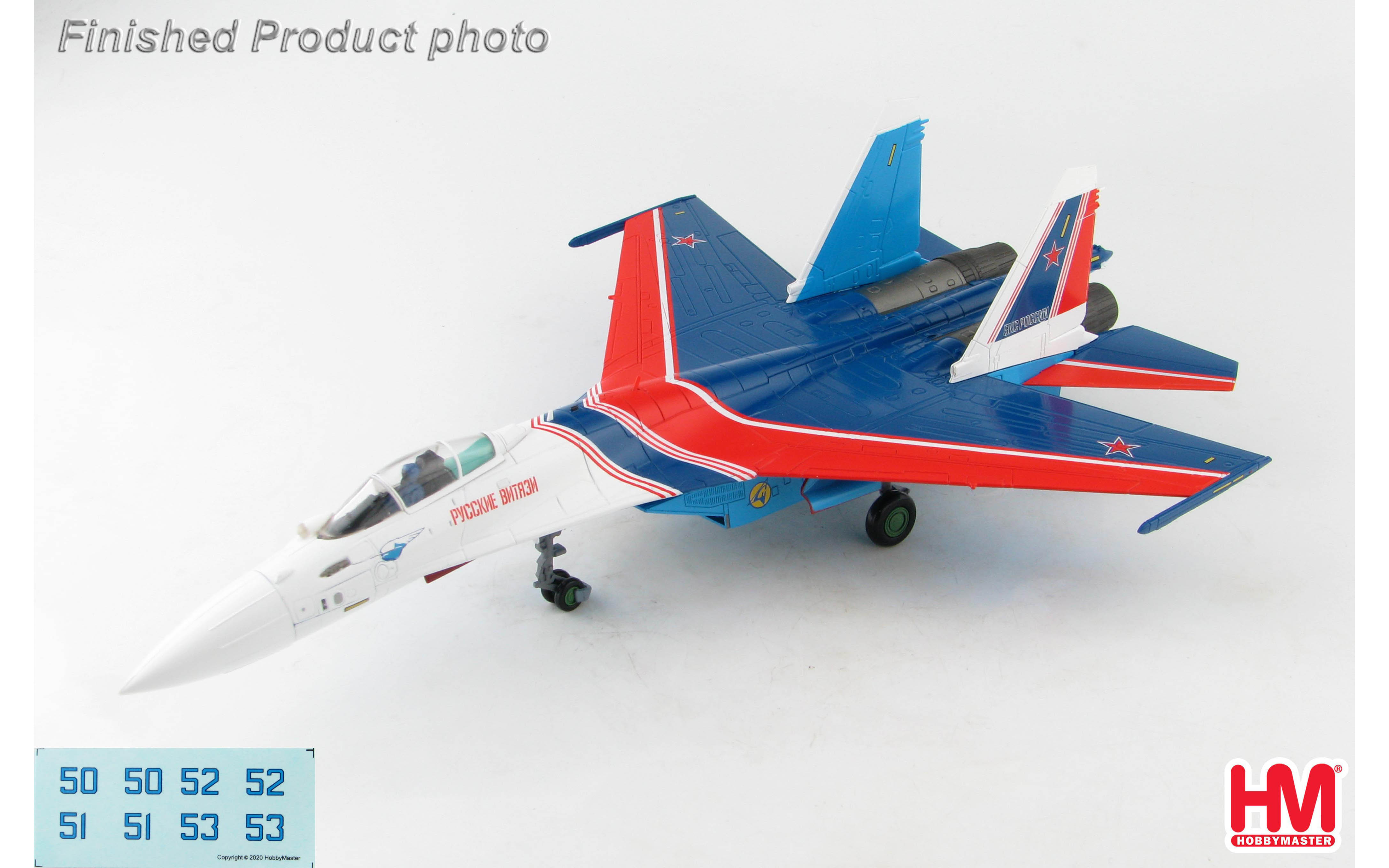 Su-35S Flanker E, Russian Knights, Blue 50 - Hobby Master