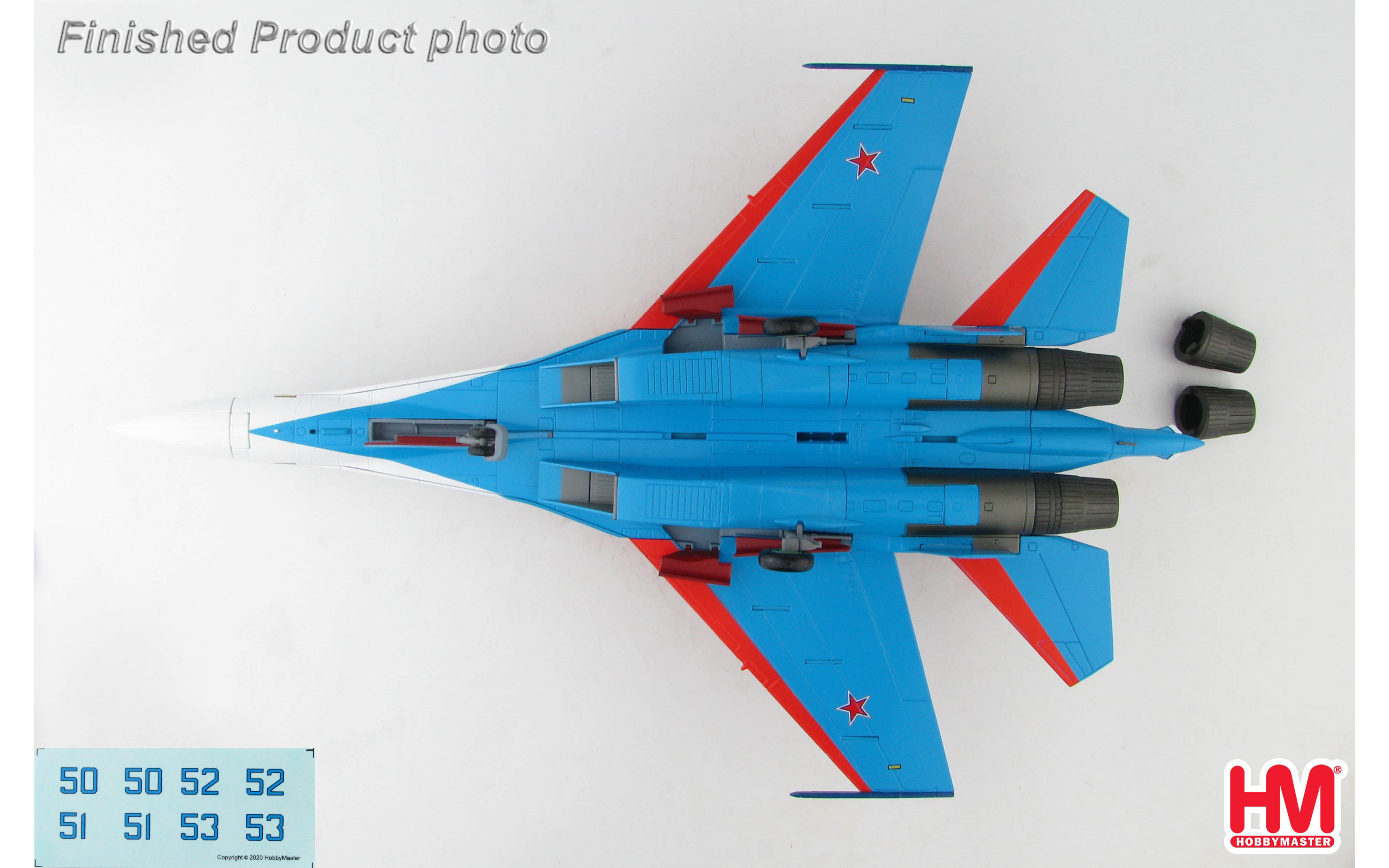 Su-35S Flanker E, Russian Knights, Blue 50 - Hobby Master HA5707