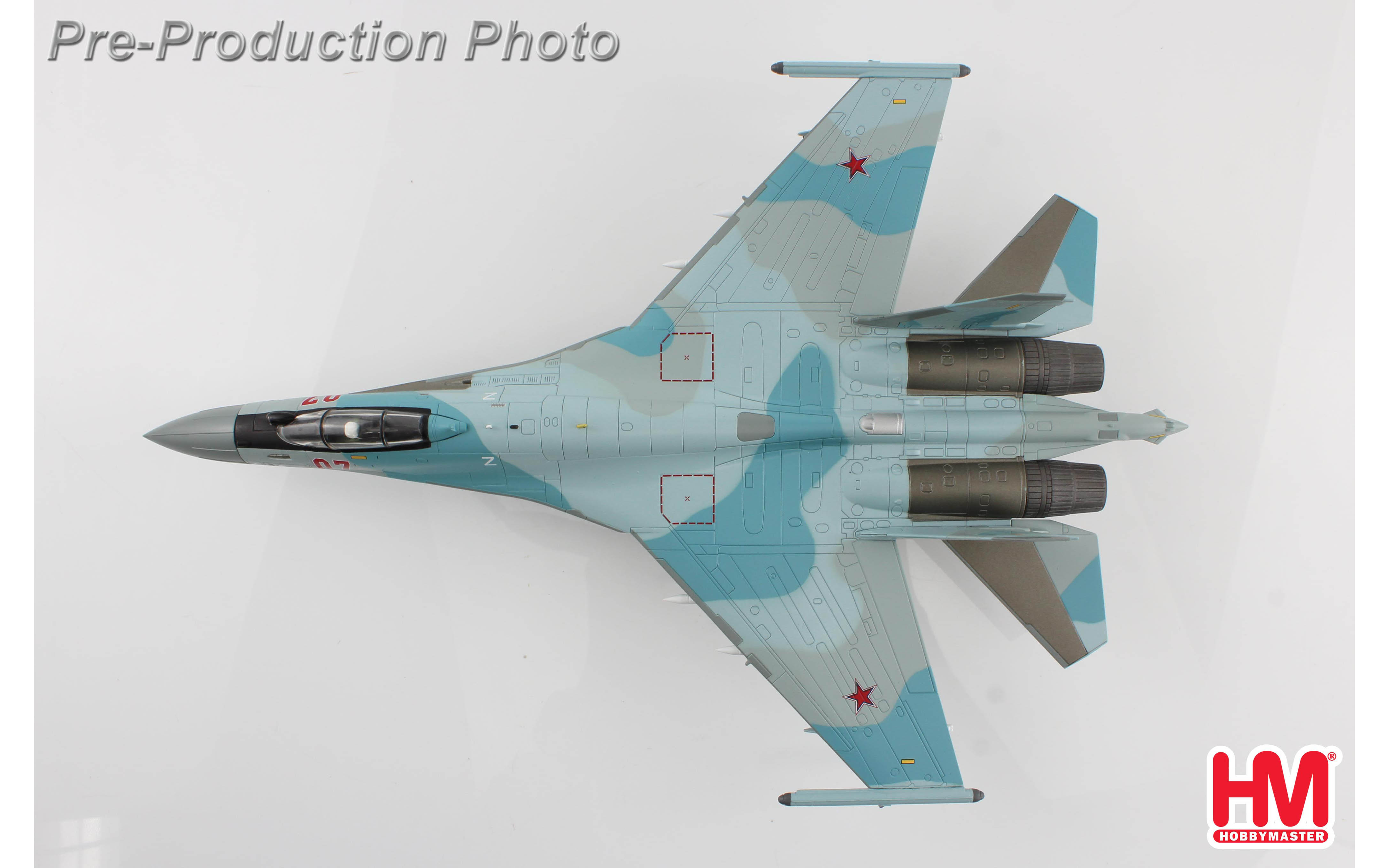 HA5715 ホビーマスターHobby Master Su-35 Su-35S Flanker-E - Russian Air Force, Red 07, Syria, 2023, 1