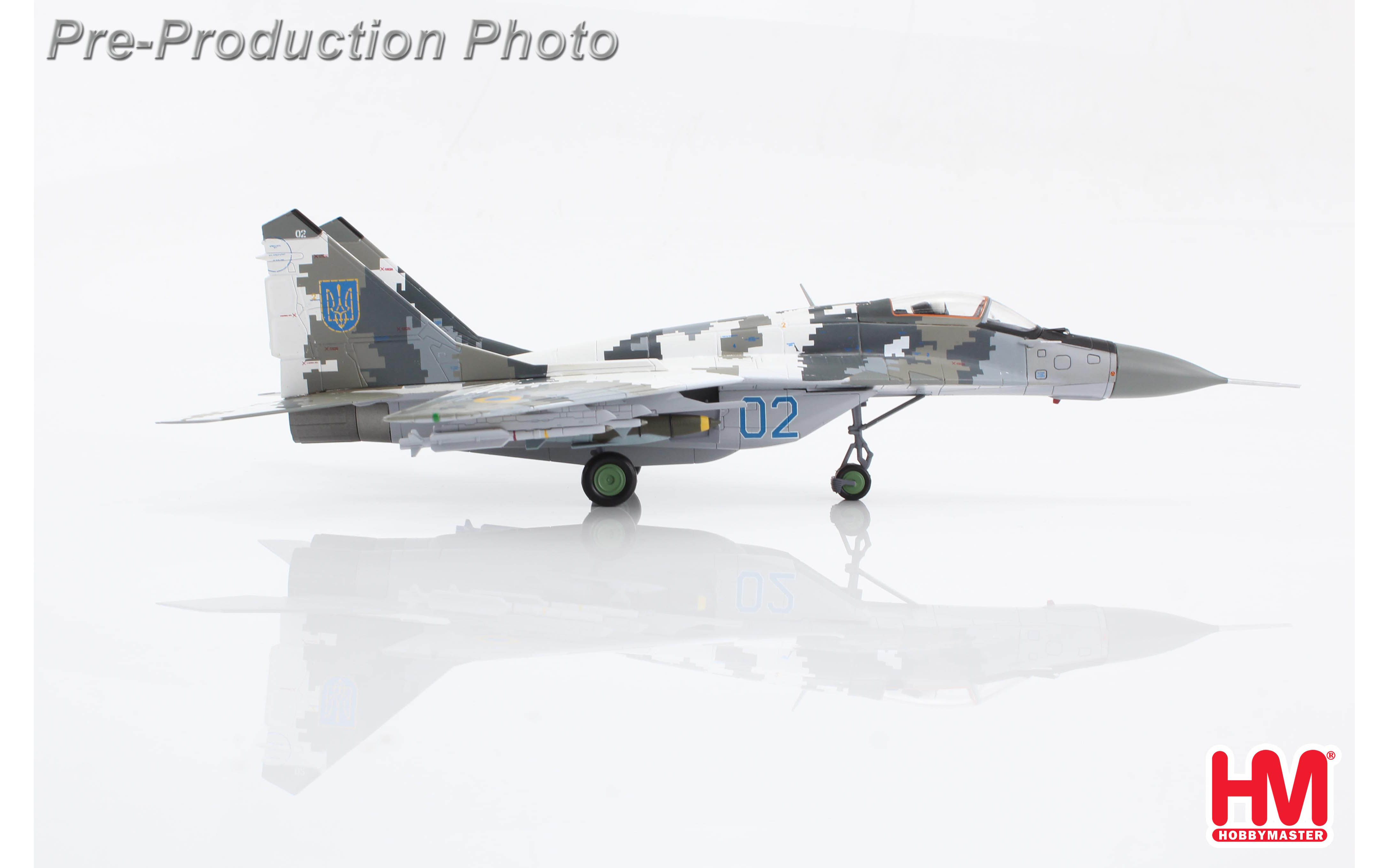 MIG-29 9-13, Fulcrum C, Bort 02, Ukrainian Air Force with 2 x JDAM