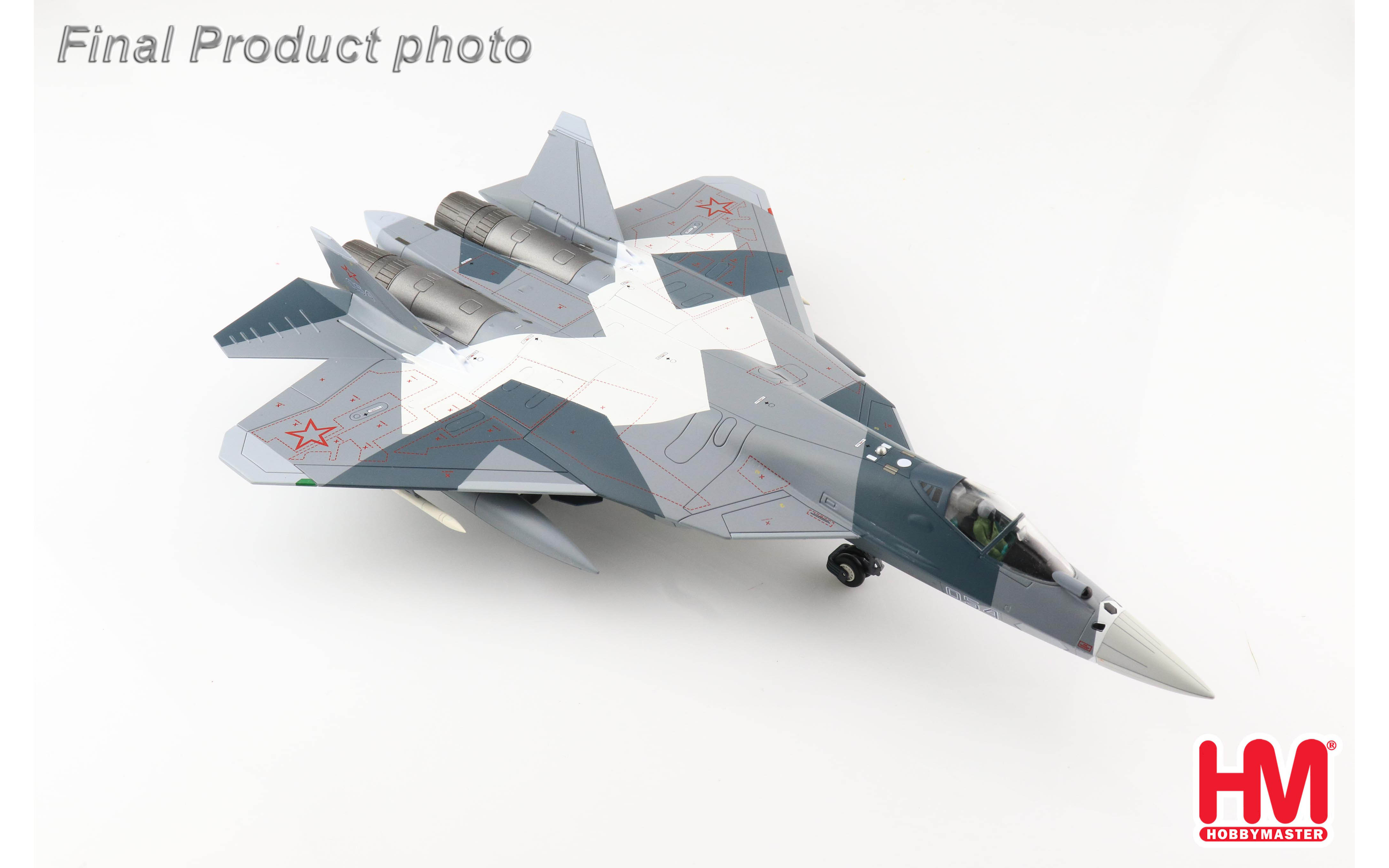 【HOBBY MASTAR】ロシア空軍 SU-57 FELON 1/72 Su-57 Felon 1:72 Diecast Model - Hobby Master HM-HA6801