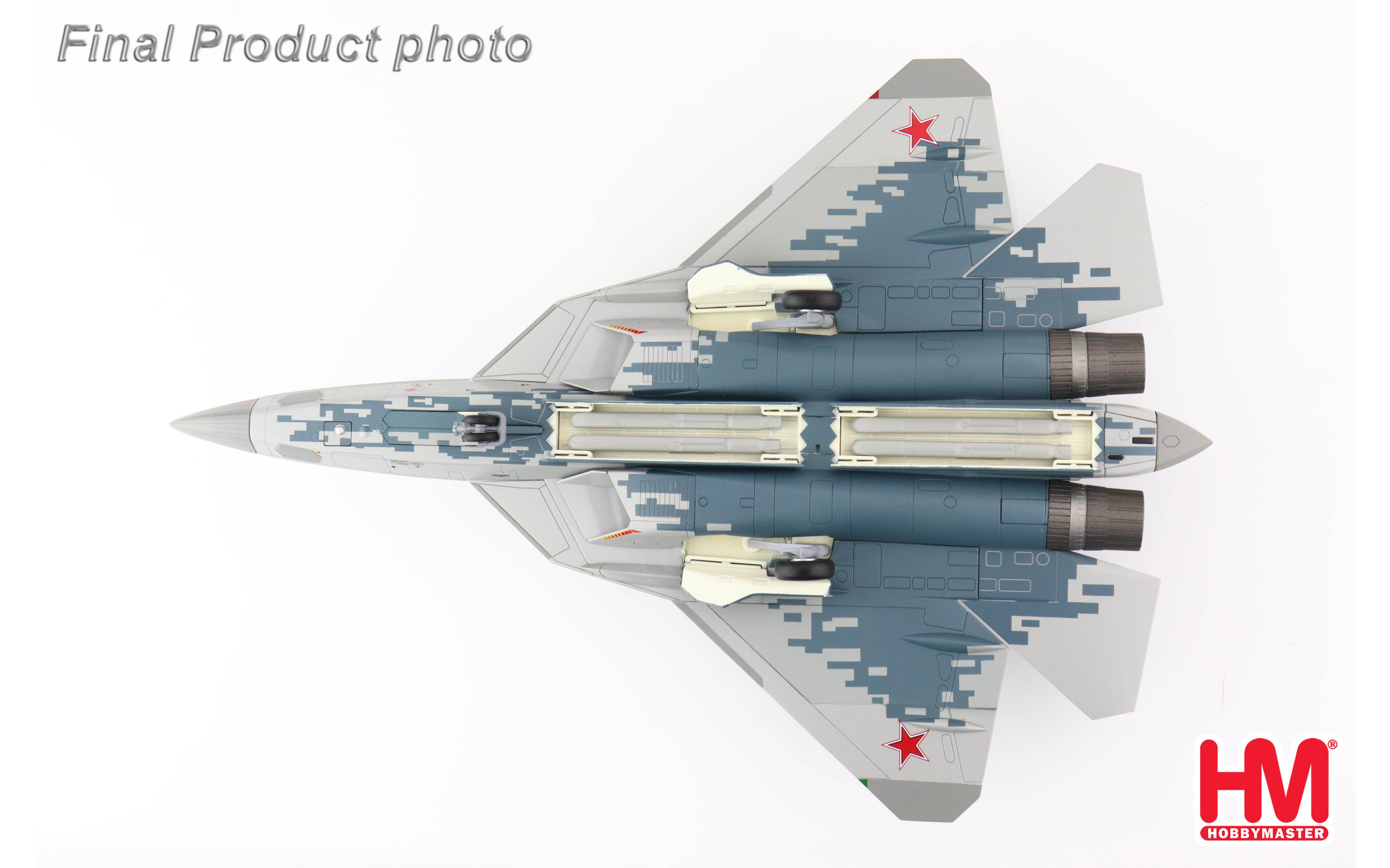 Su-57 Stealth Fighter Red 52, Russian Air Force, 2022 (with