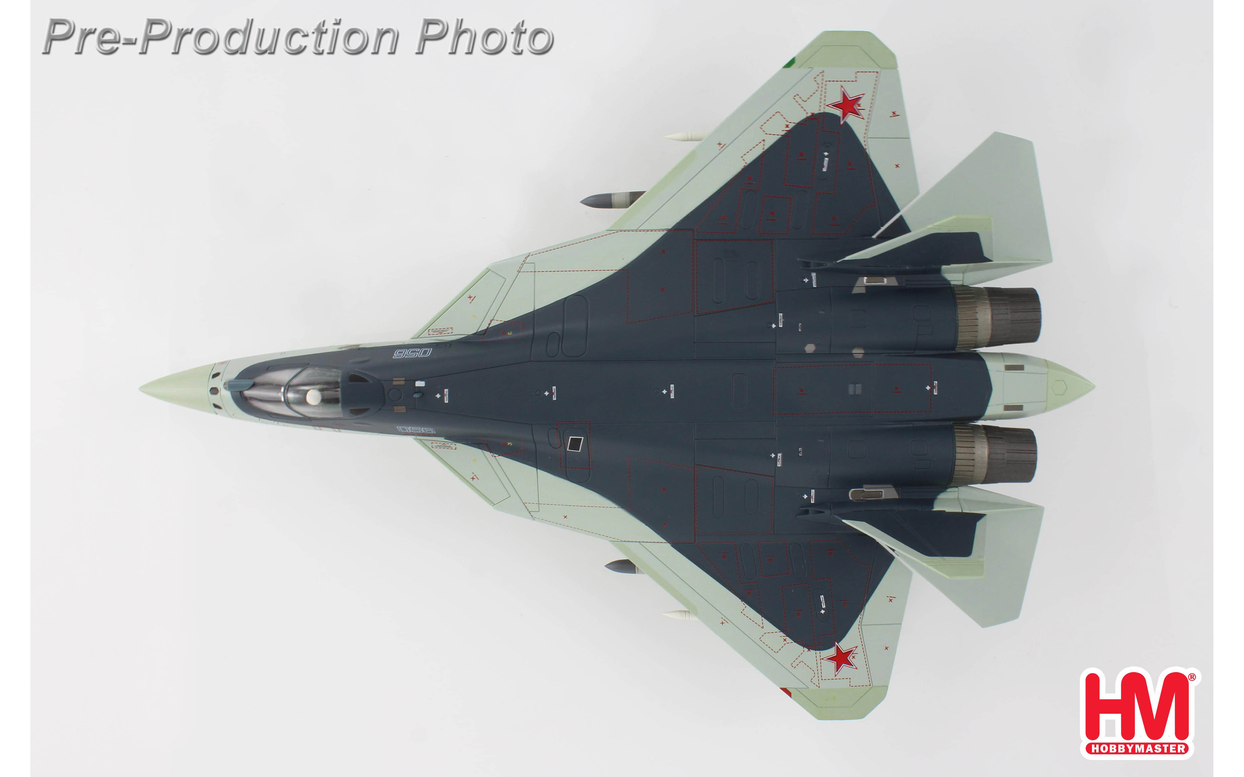 ミリタリー HM F/A-18F HA5120 / SU57 HA6804 Su-57 Stealth Fighter Red 52, Russian Air Force, 2022 (with