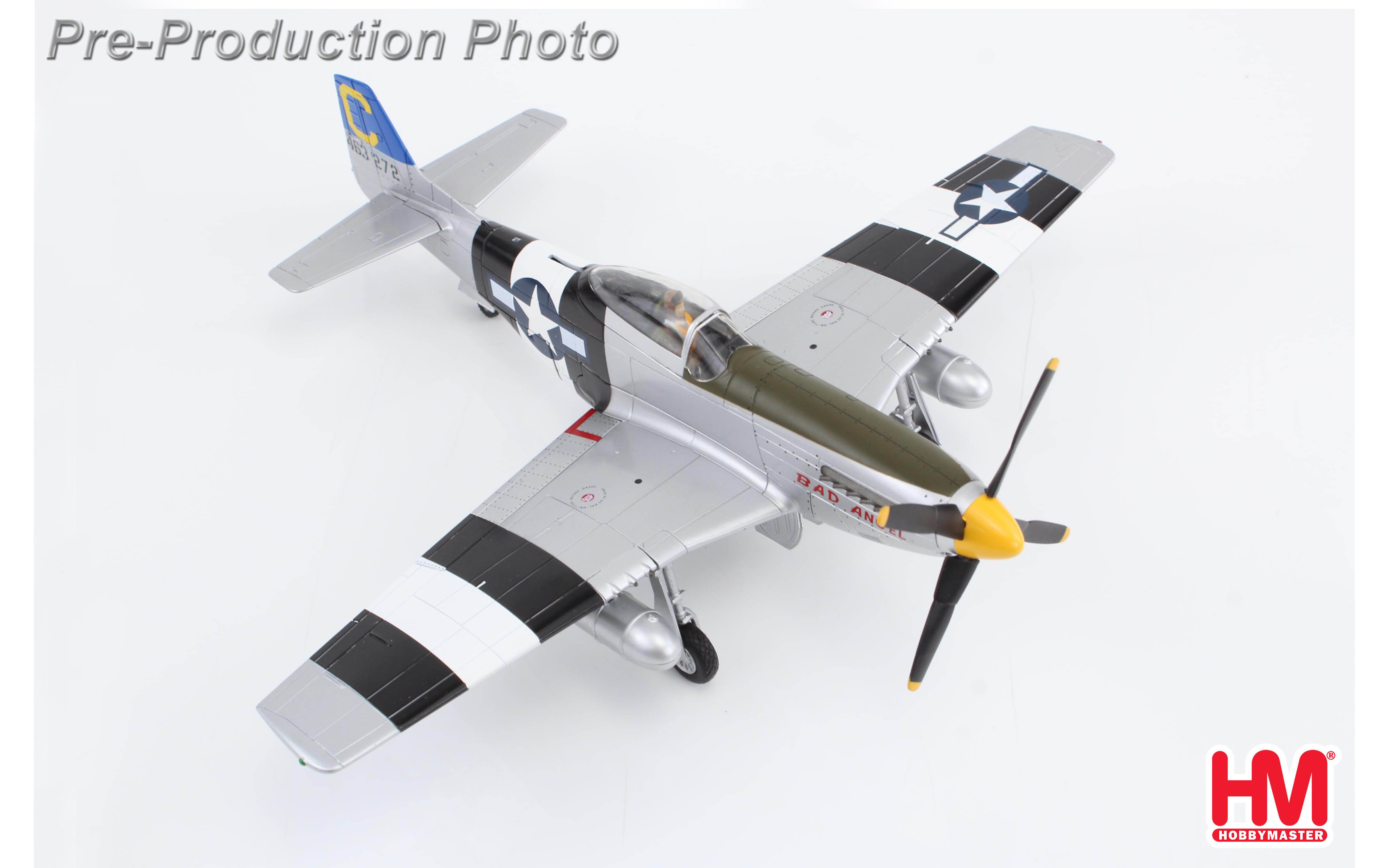 P51D Mustang, Bad Angel, Lt. Louis E. Curdes, 4th FS, 3rd ACG, Laoag