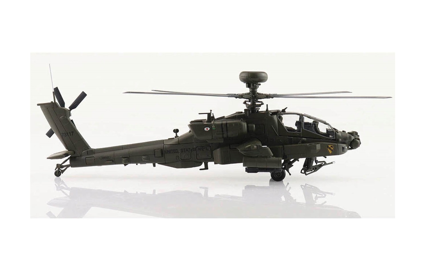 AH-64E アパッチガーディアン HOBBYMASTER HH1215 AH-64E Apache Guardian 73117, 1st Air Cavalry, US Army, 2018