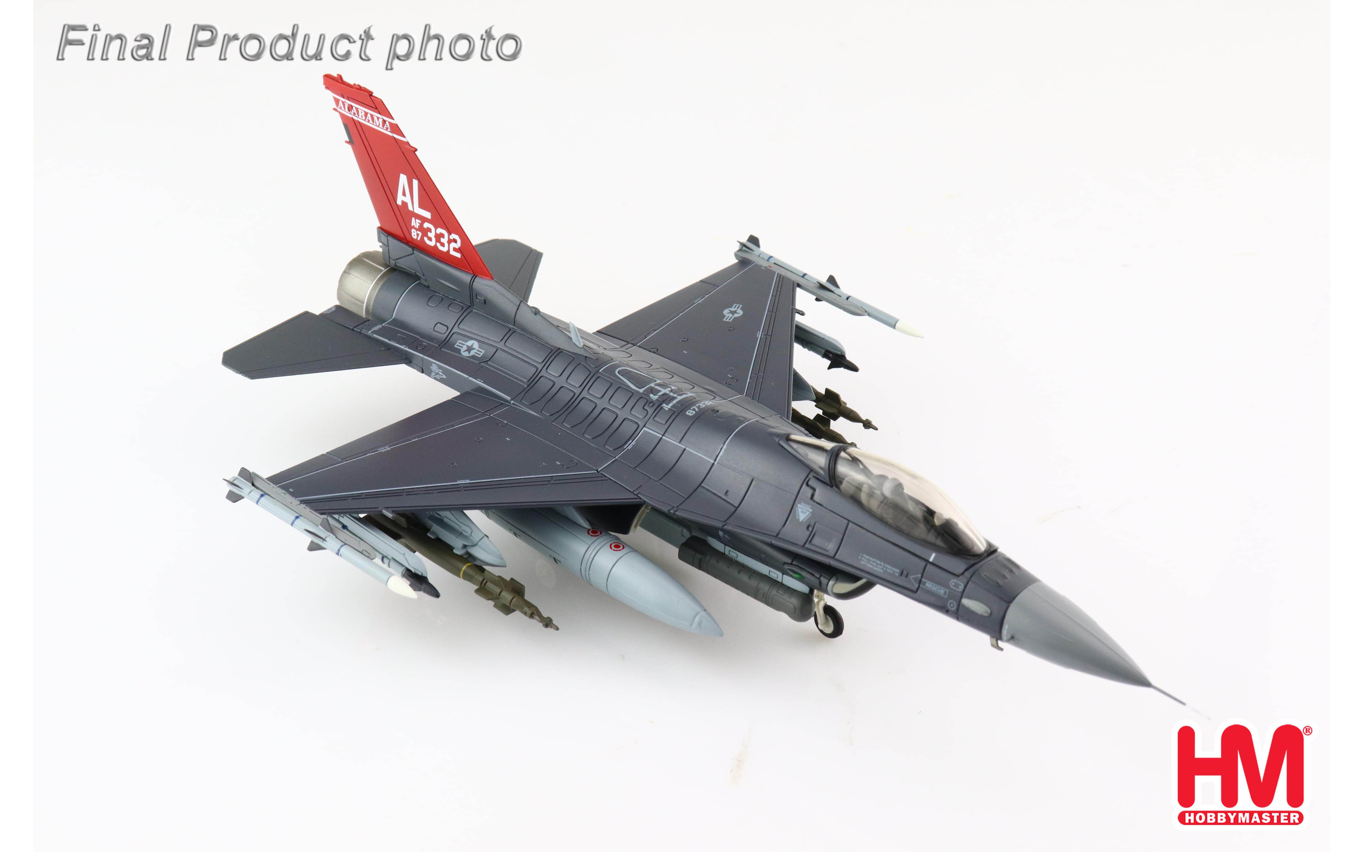 F-16C Fighting Falcon 87-0332, 100th FS, 187th FW, Alabama ANG