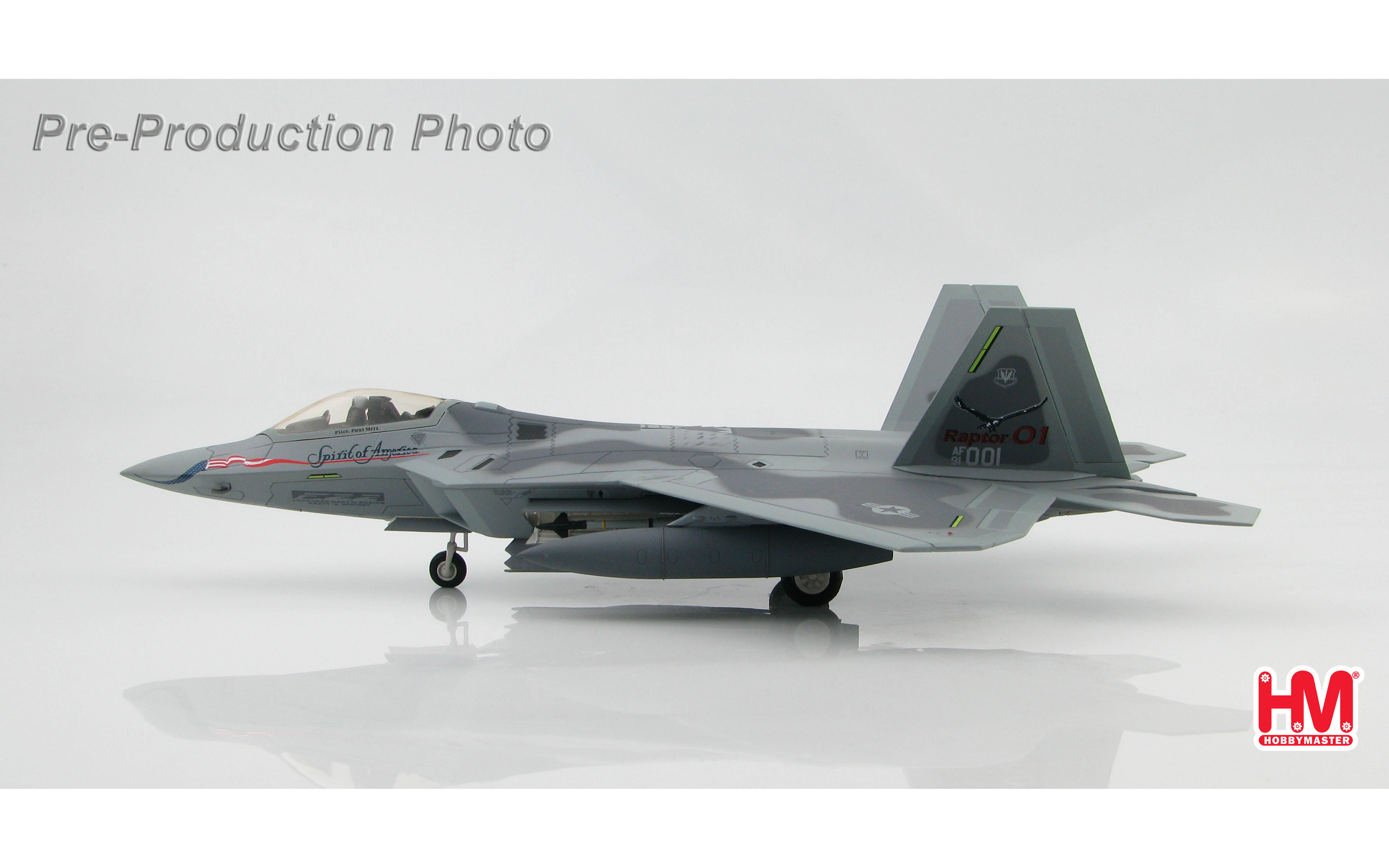 Lockheed Martin F-22A Raptor BuNo. 91-001 - Spirit of America