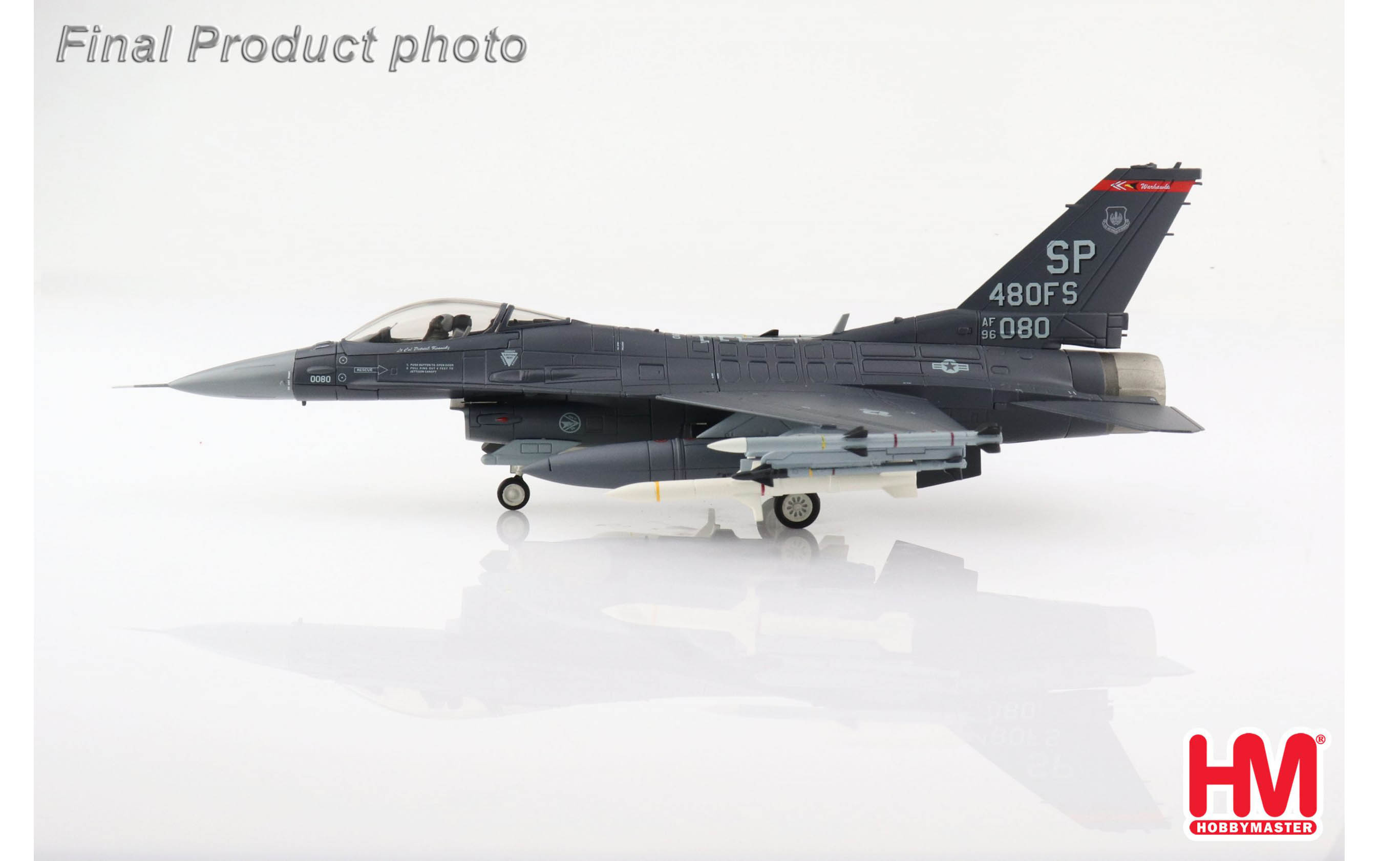 Lockheed Martin F-16C, 480th FS, Spangdahlem AB - Hobby Master