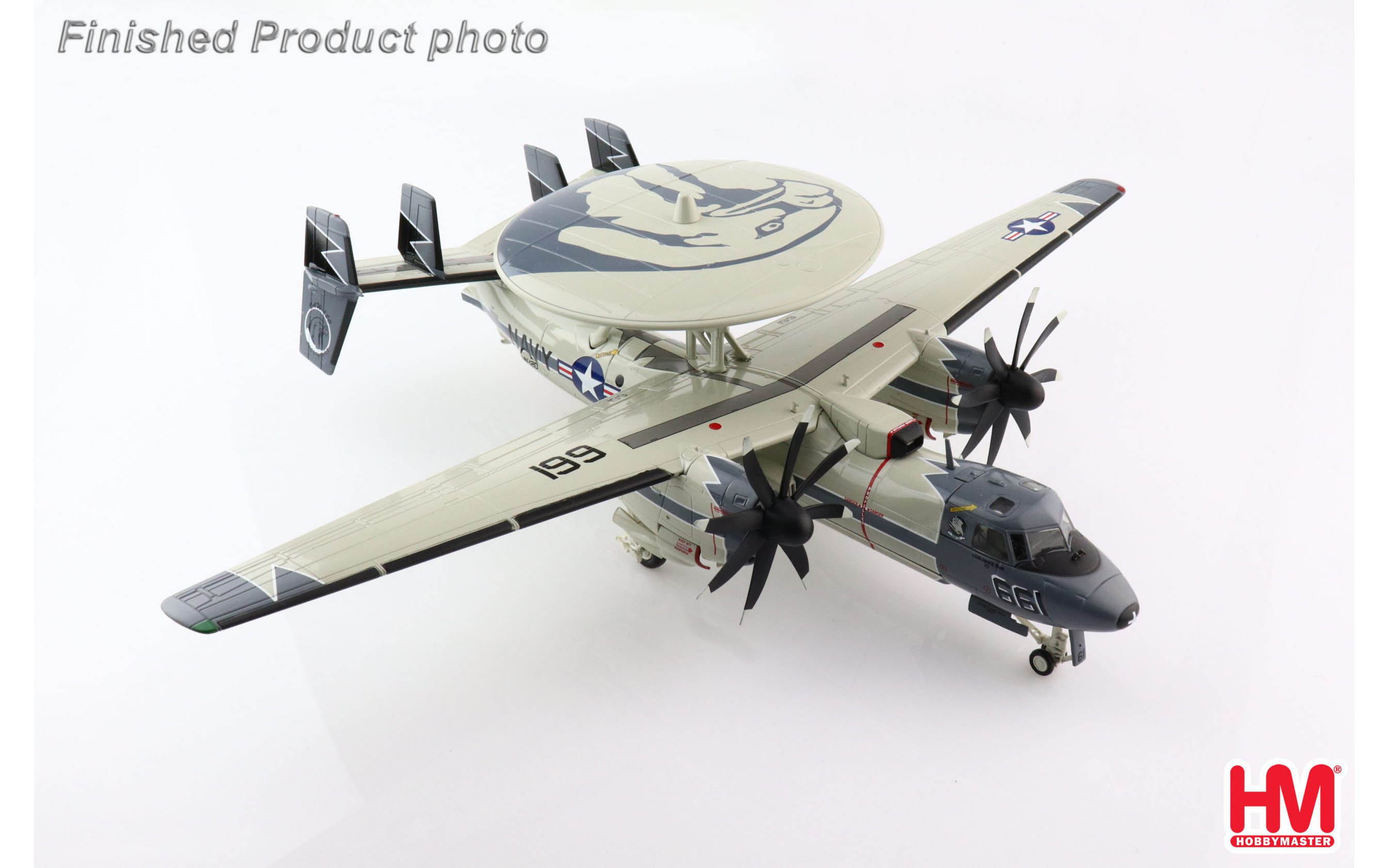 US NAVY E2C HAWKEYE. 完成品 E-2C Hawkeye 1:200 Diecast Model - Gulliver GU-WA22108 - $61.99