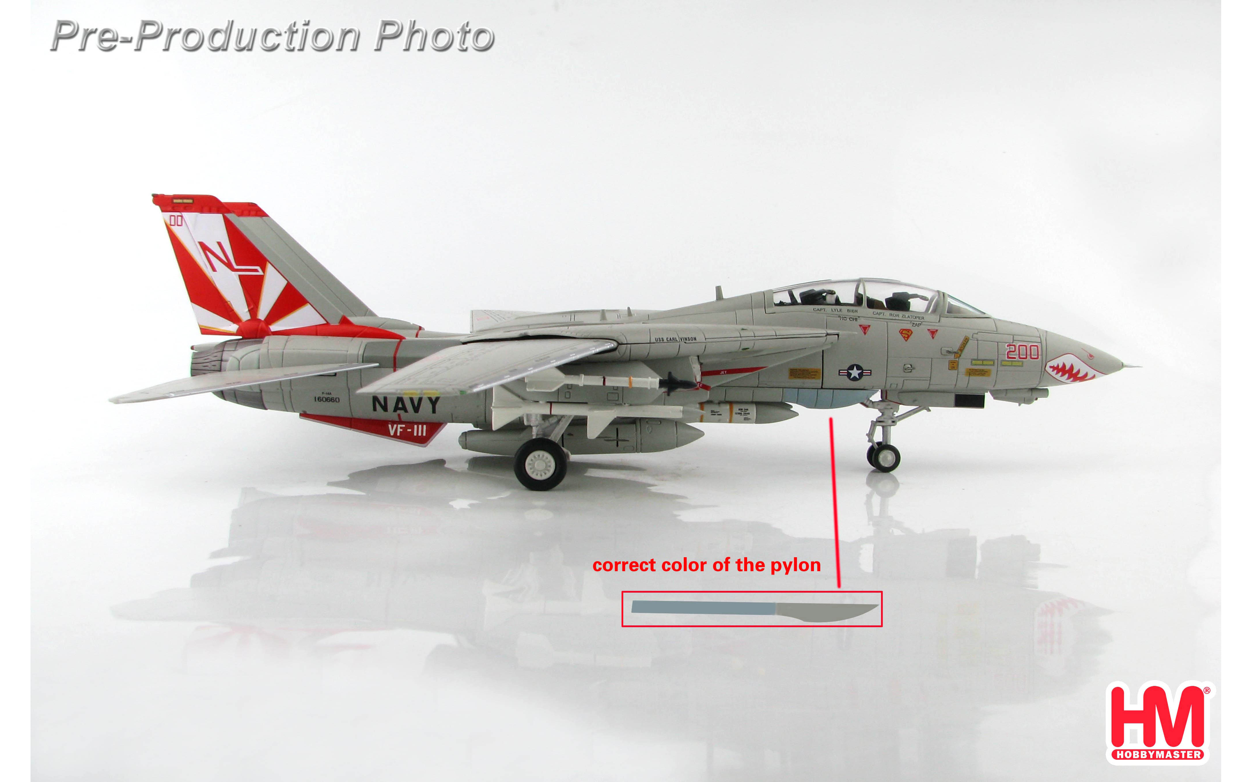 Grumman F-14A Tomcat, Super CAG, 160660, VF-111, Sundowners, USS