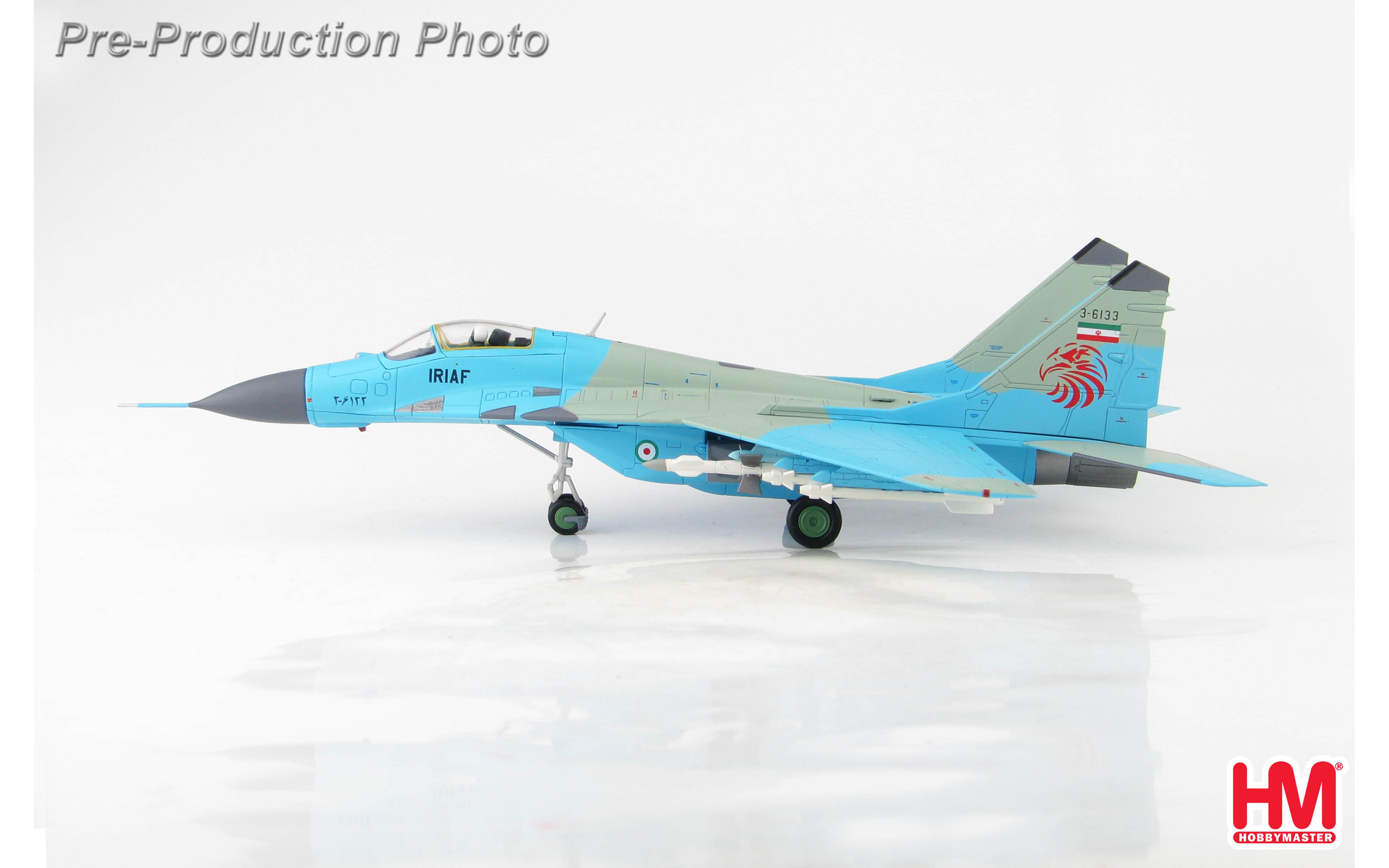 MIG-29A Fulcrum, 3-6133, IRIAF, Tehran, 2010s - Hobby Master