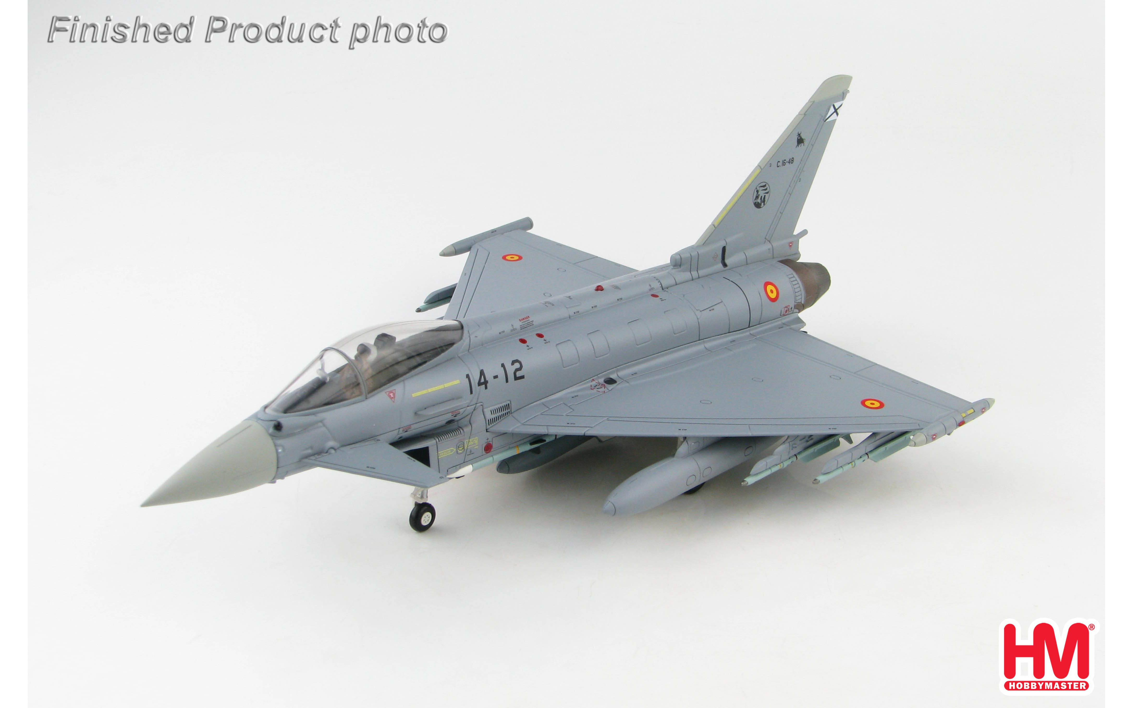 【未使用品】HOBBYMASTER EUROFIGHTER HA6608 Italian Air Force F-2000 Typhoon 37 Stormo 18 Gruppo 2019 Hobby