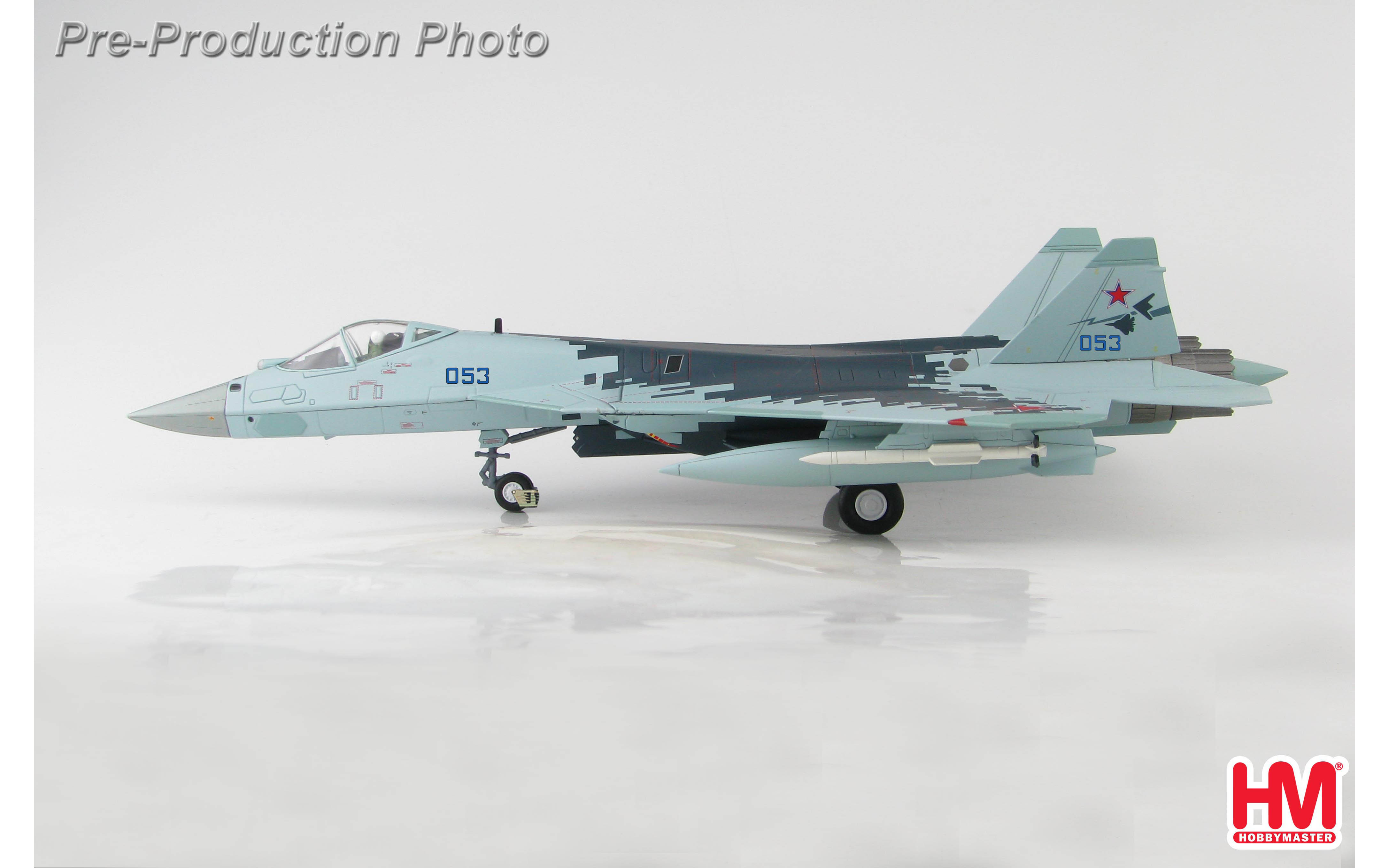 Su-57 Stealth Fighter, Bort 053, Russian Air Force, March 2019