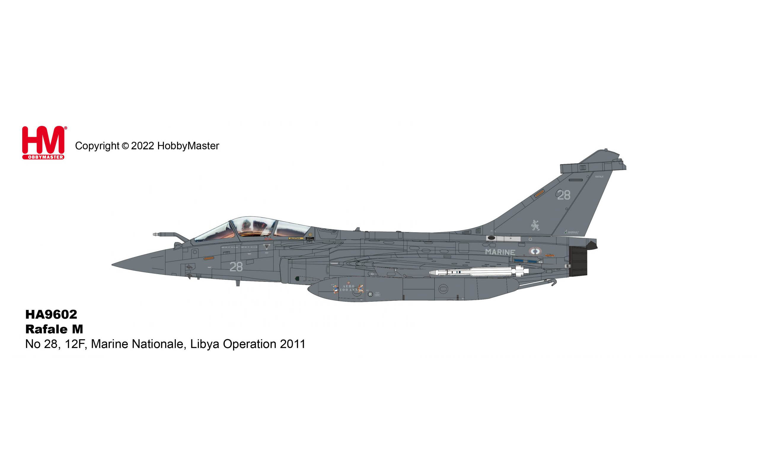 Rafale M No 28, 12F, Marine Nationale, Libya Operation 2011