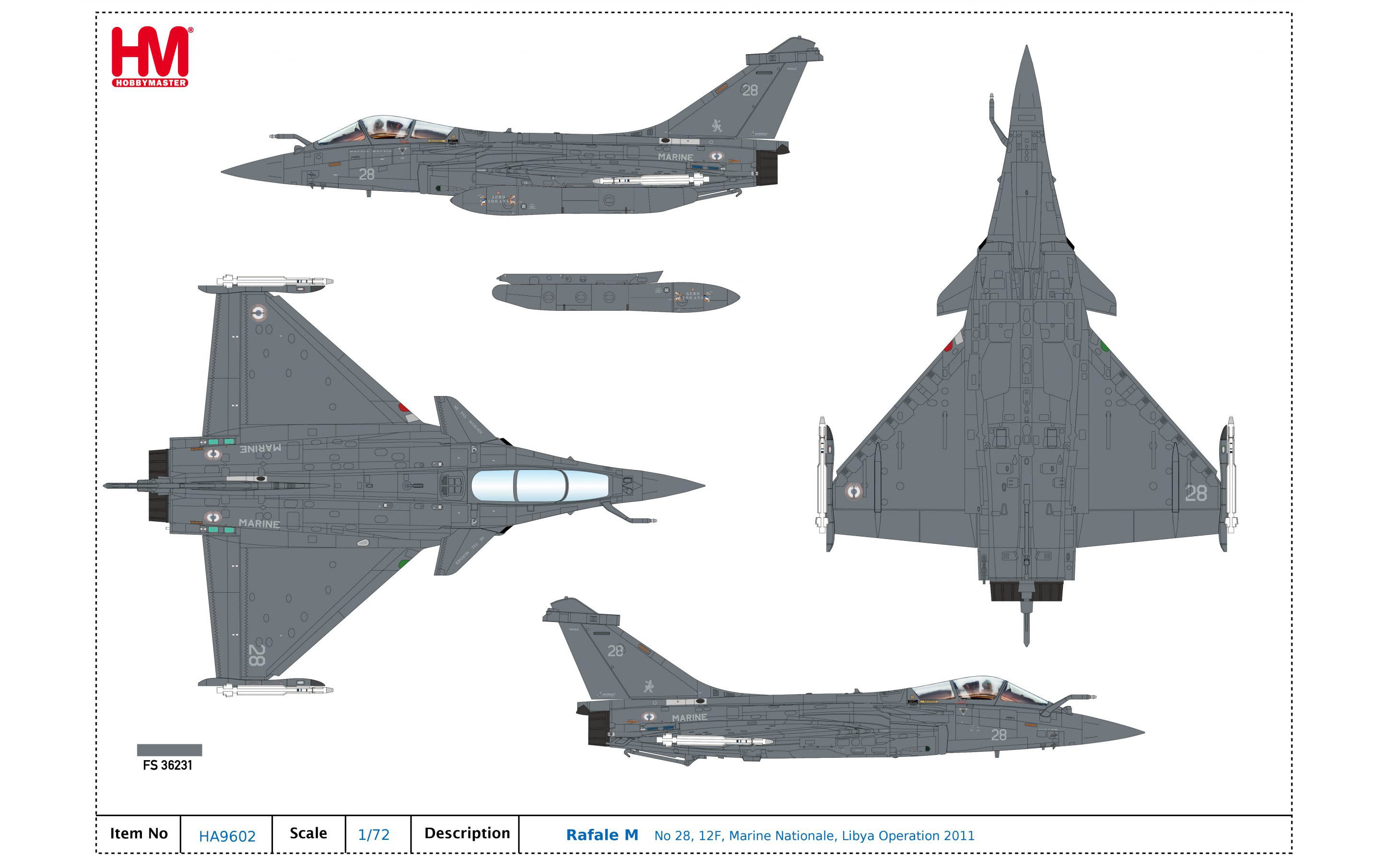 Rafale M No 28, 12F, Marine Nationale, Libya Operation 2011
