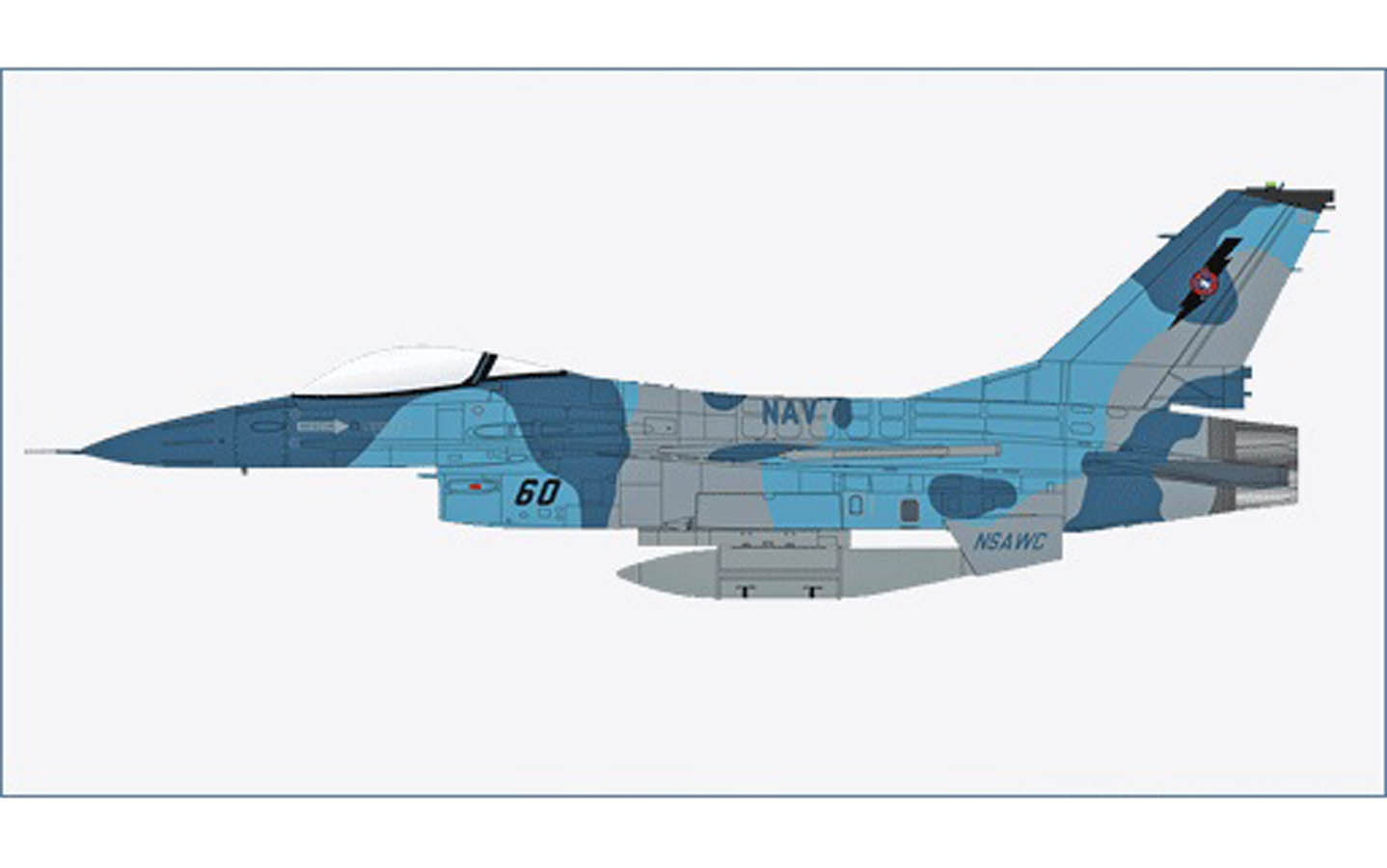 Lockheed F-16A, NSAWC Adversary, 920409/60, US Navy, 2006 to 2008