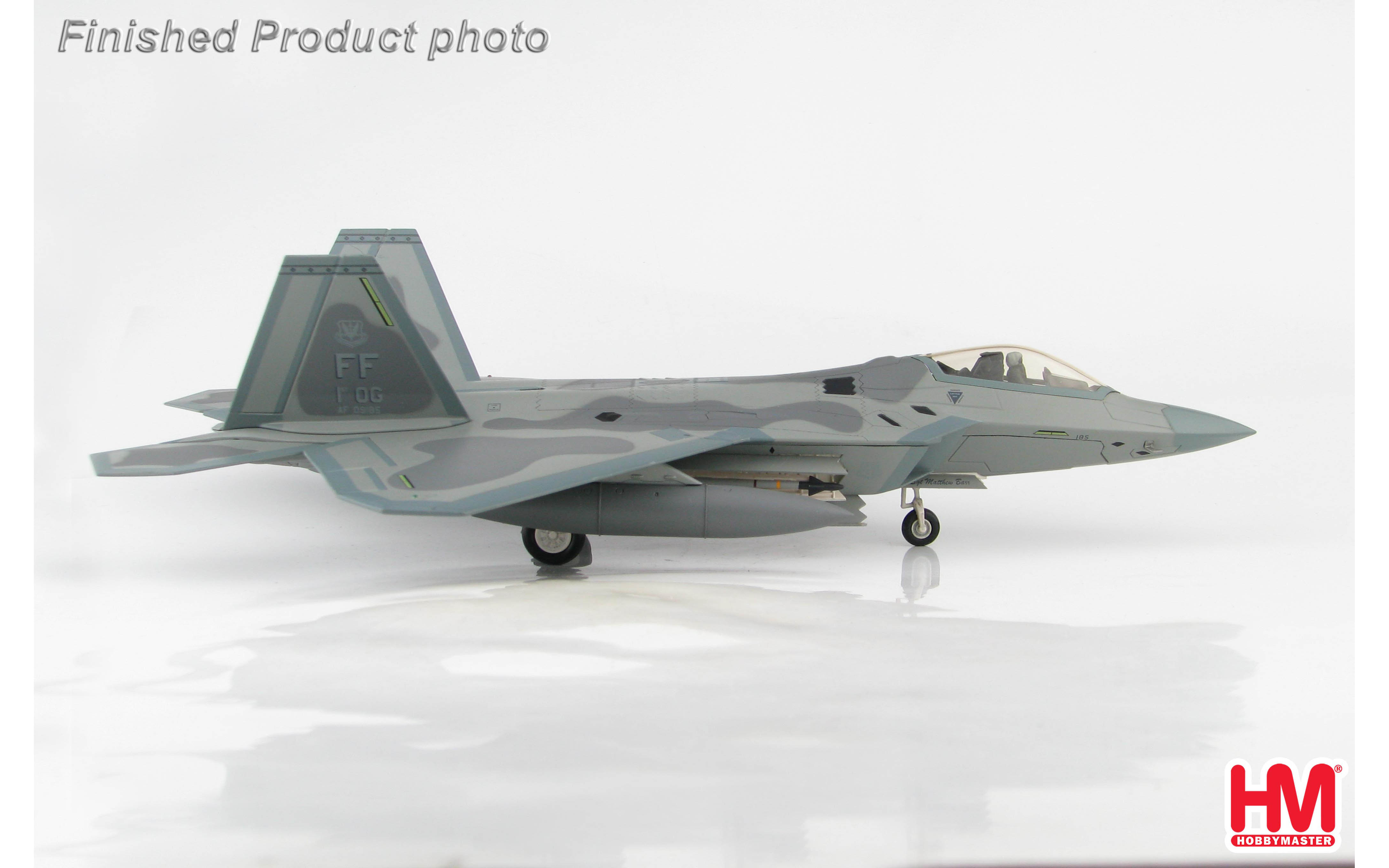HA2825 ホビーマスター HOBBY MASTER F-22 Lockheed F-22A Raptor, AF 09185, 1st OG, Langley AFB, June