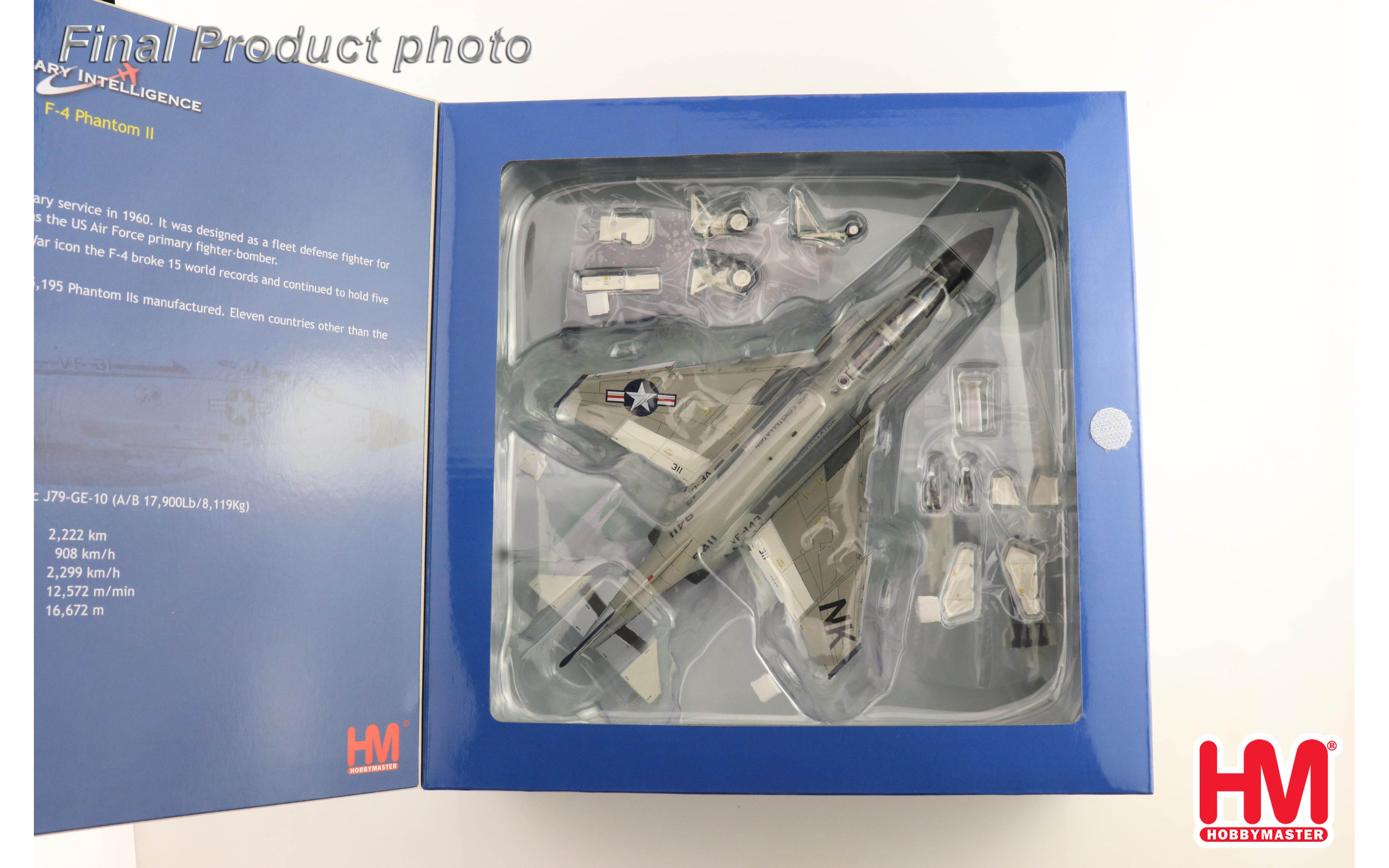 ホビーマスター　F-4B ファントム　VF-143 HA19051 F-4B Phantom II, VF-143, Pukin Dogs, USS Constellation, 1967
