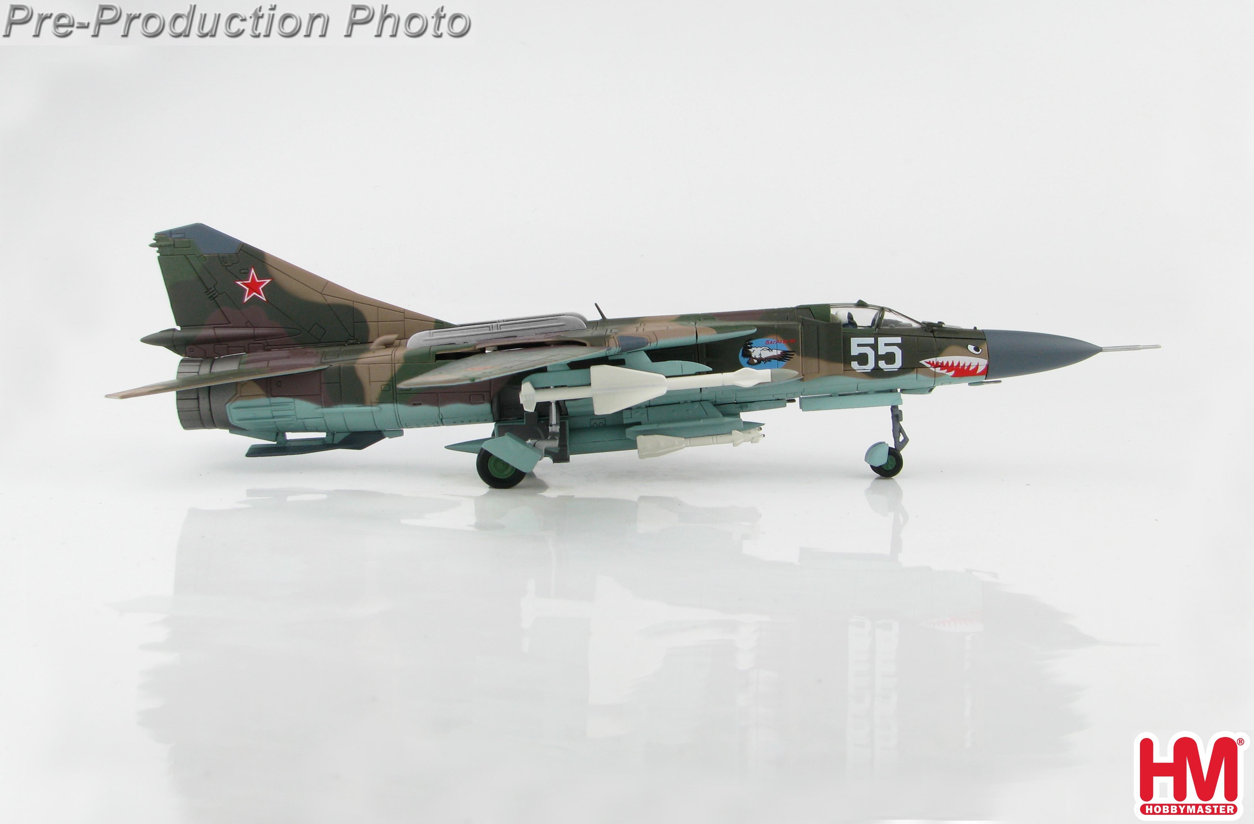 MIG-23 MLD White 55 120 IAP Bagram AB Afghanistan - Hobby Master