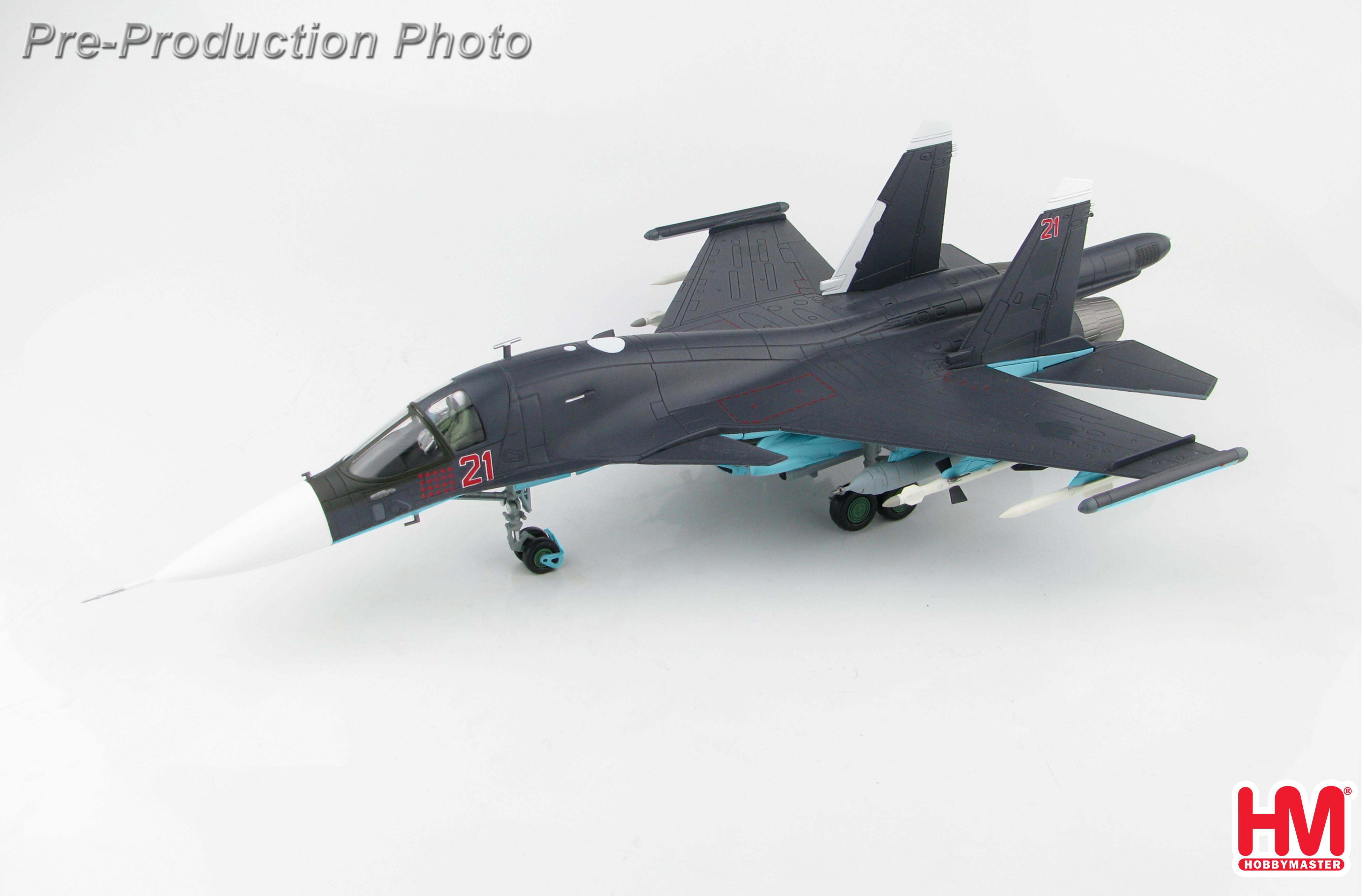 【未使用品】HOBBYMASTER SUKHOI SU-34 HA6307 Hobby Master 1:72 Russian Sukhoi Su-34 