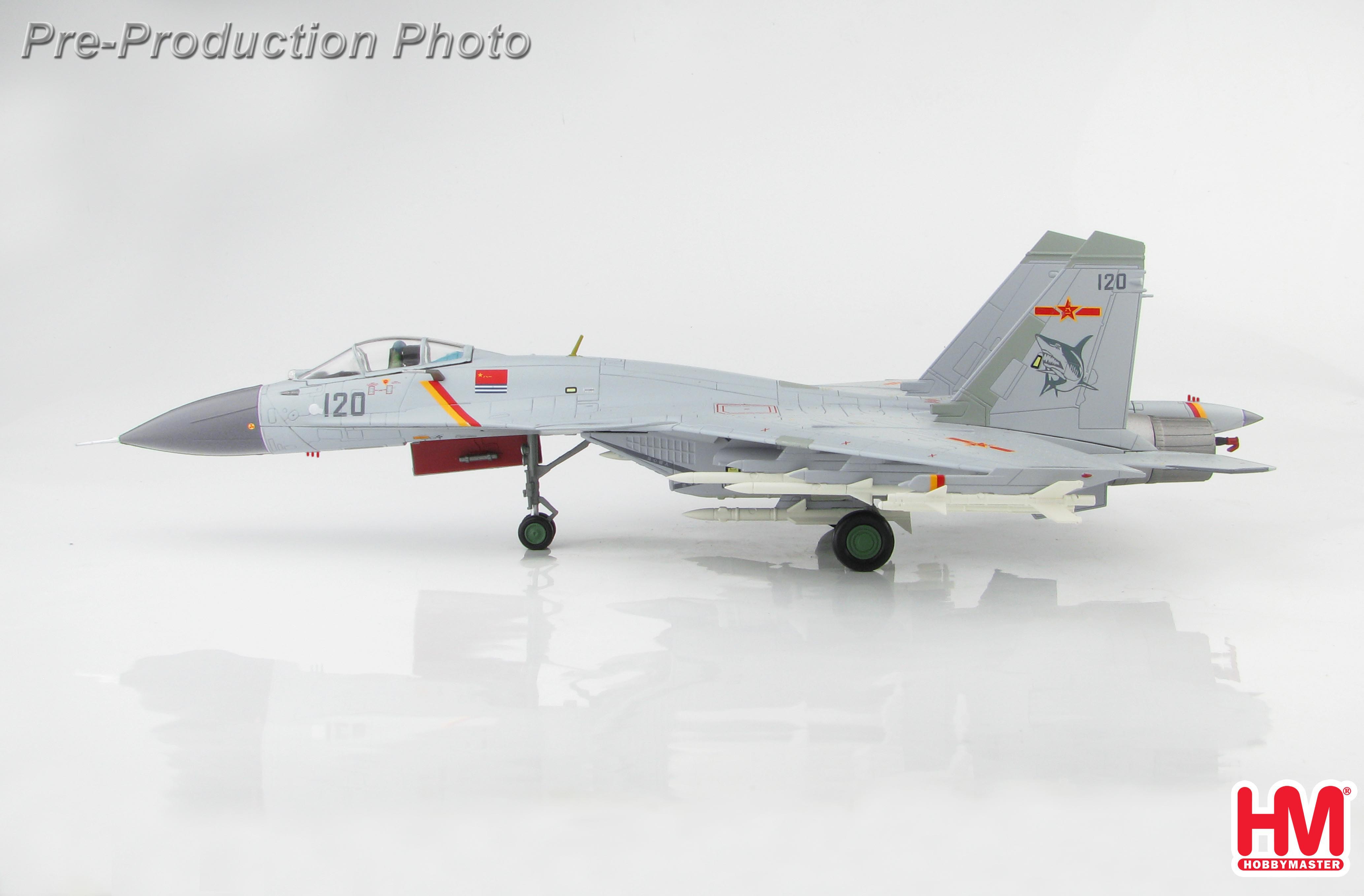 J-15 Flying Shark, Aircraft Carrier Liaoning, 2017 - Hobbymaster 