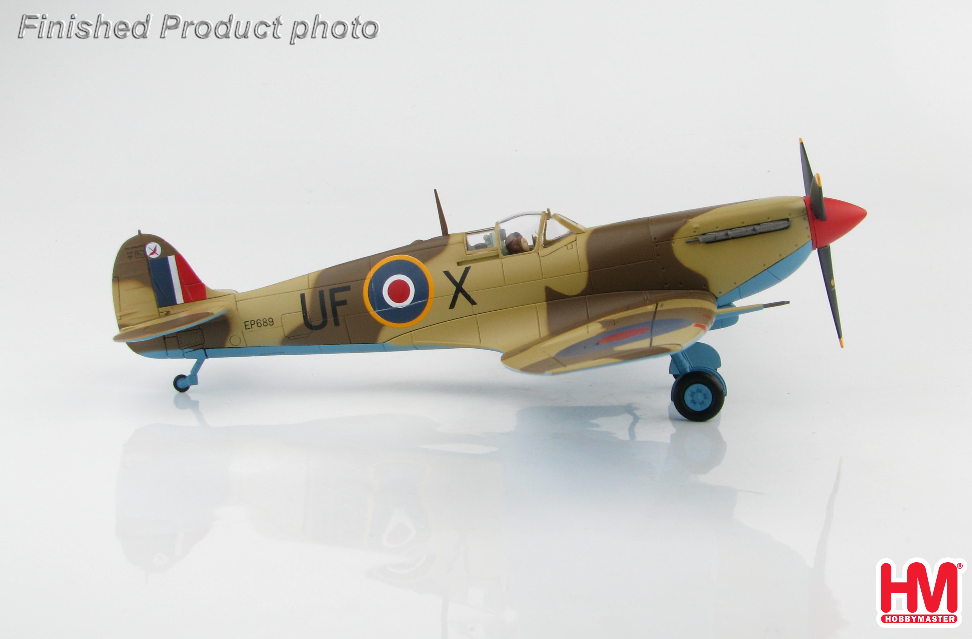 Spitfire Vb Trop No 601 Sqn EP689 UF-X Libya - Hobby Master HA7852