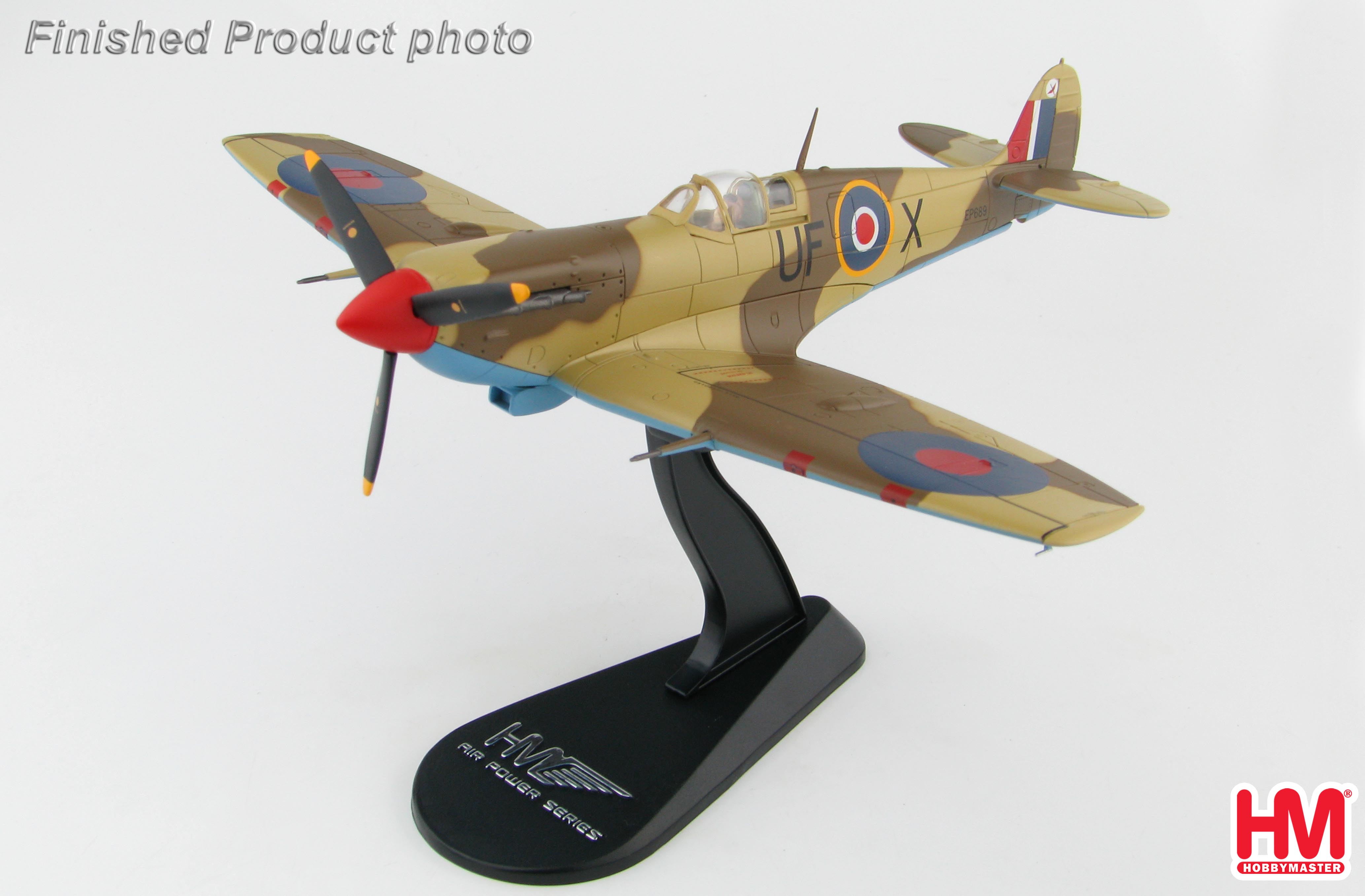 Spitfire Vb Trop No 601 Sqn EP689 UF-X Libya - Hobby Master HA7852