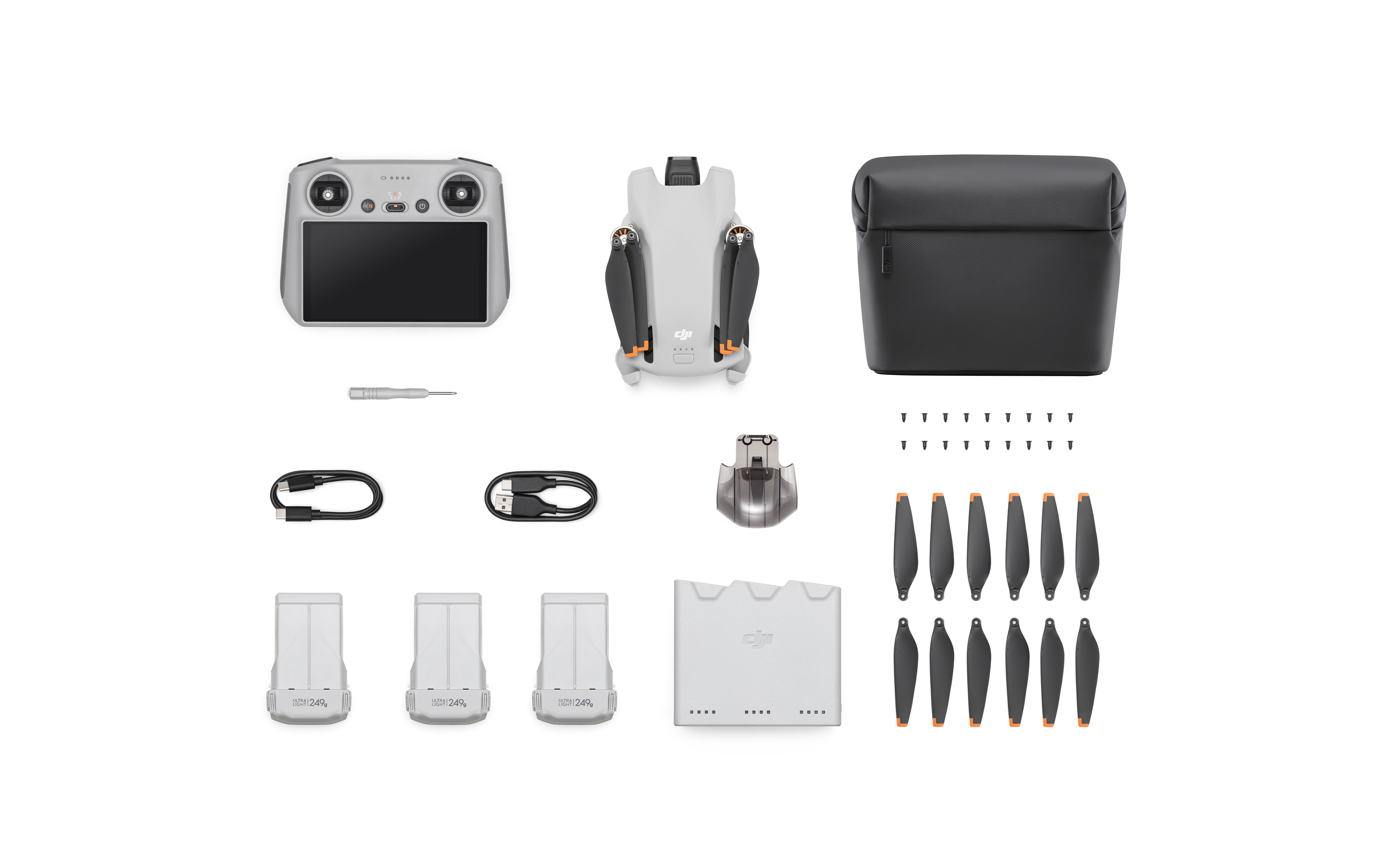 DJI Mini 3 (with DJI RC remote) Fly More Combo - Dji CP.MA