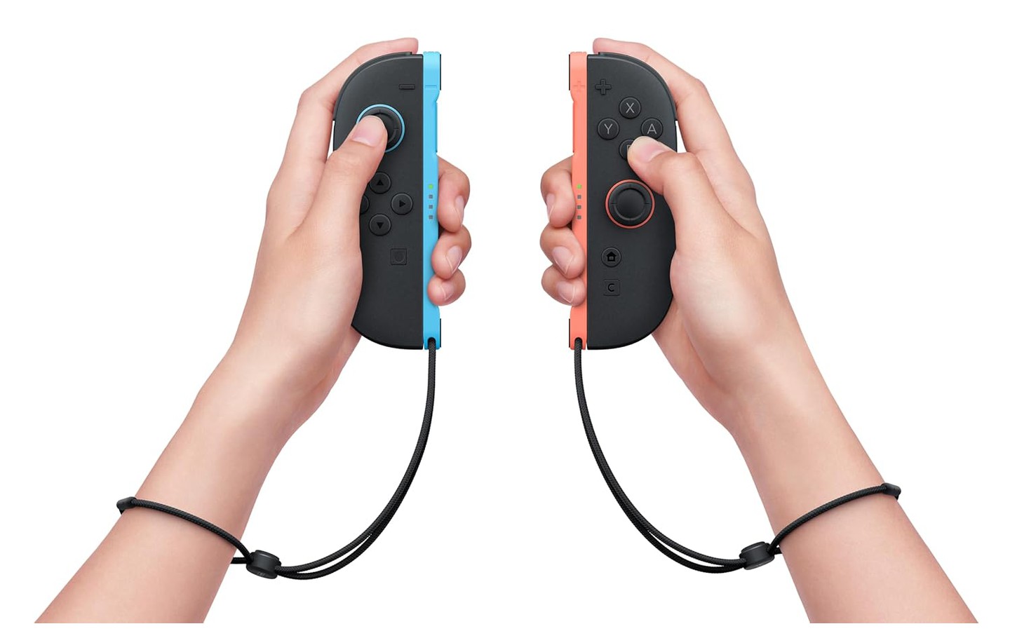 Joy-Con 2 L and R Light Blue and Light Red - Nintendo 123677