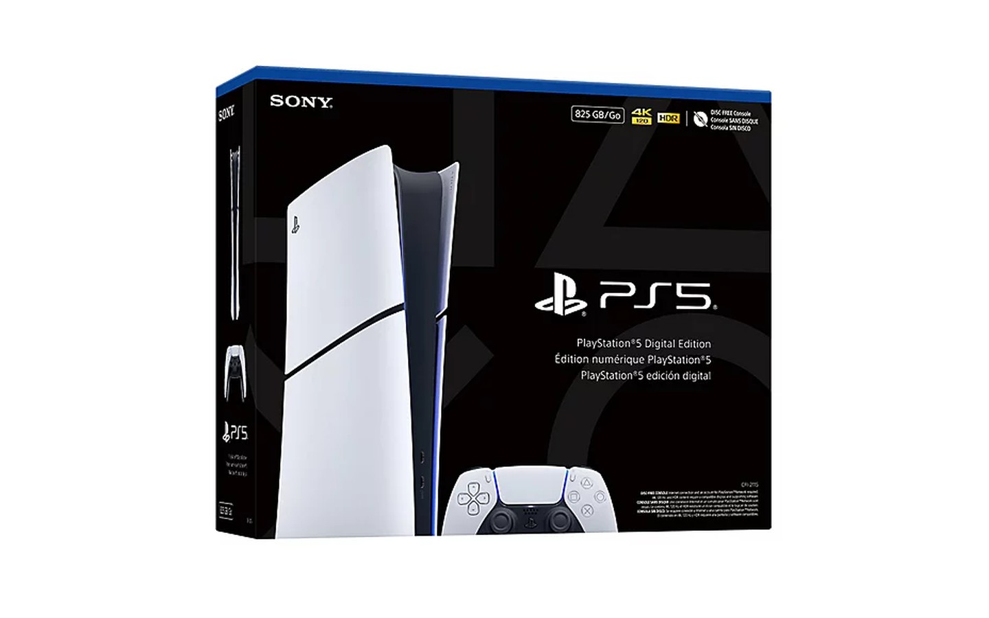 Sony PlayStation 5 Console Slim Digital Edition 825GB CFI-2115 - Sony ...