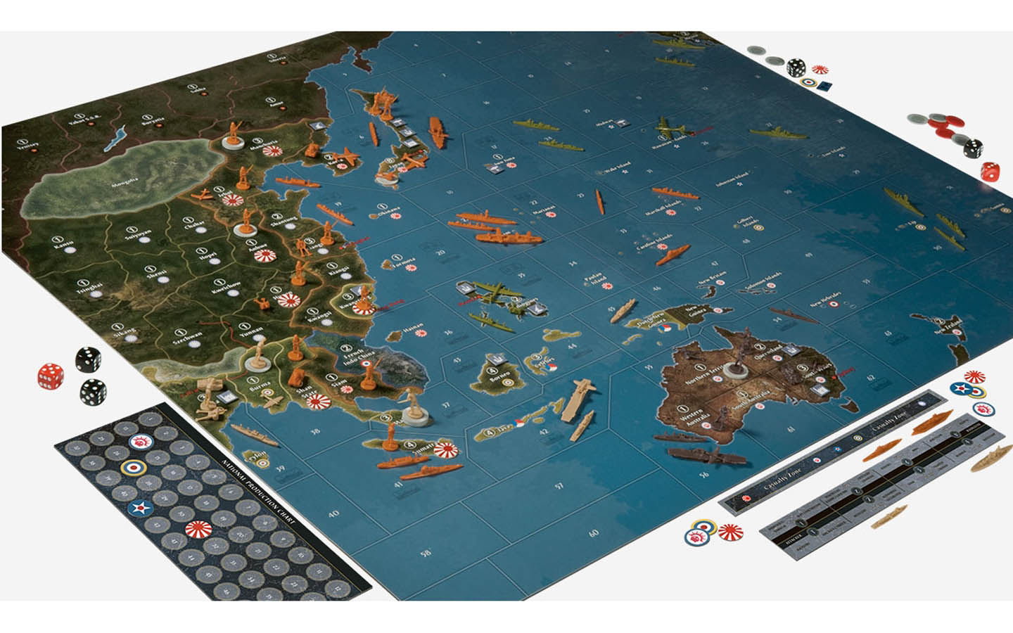 Axis and Allies Pacific 1940 (Reprint) Wizards of the Coast A0626