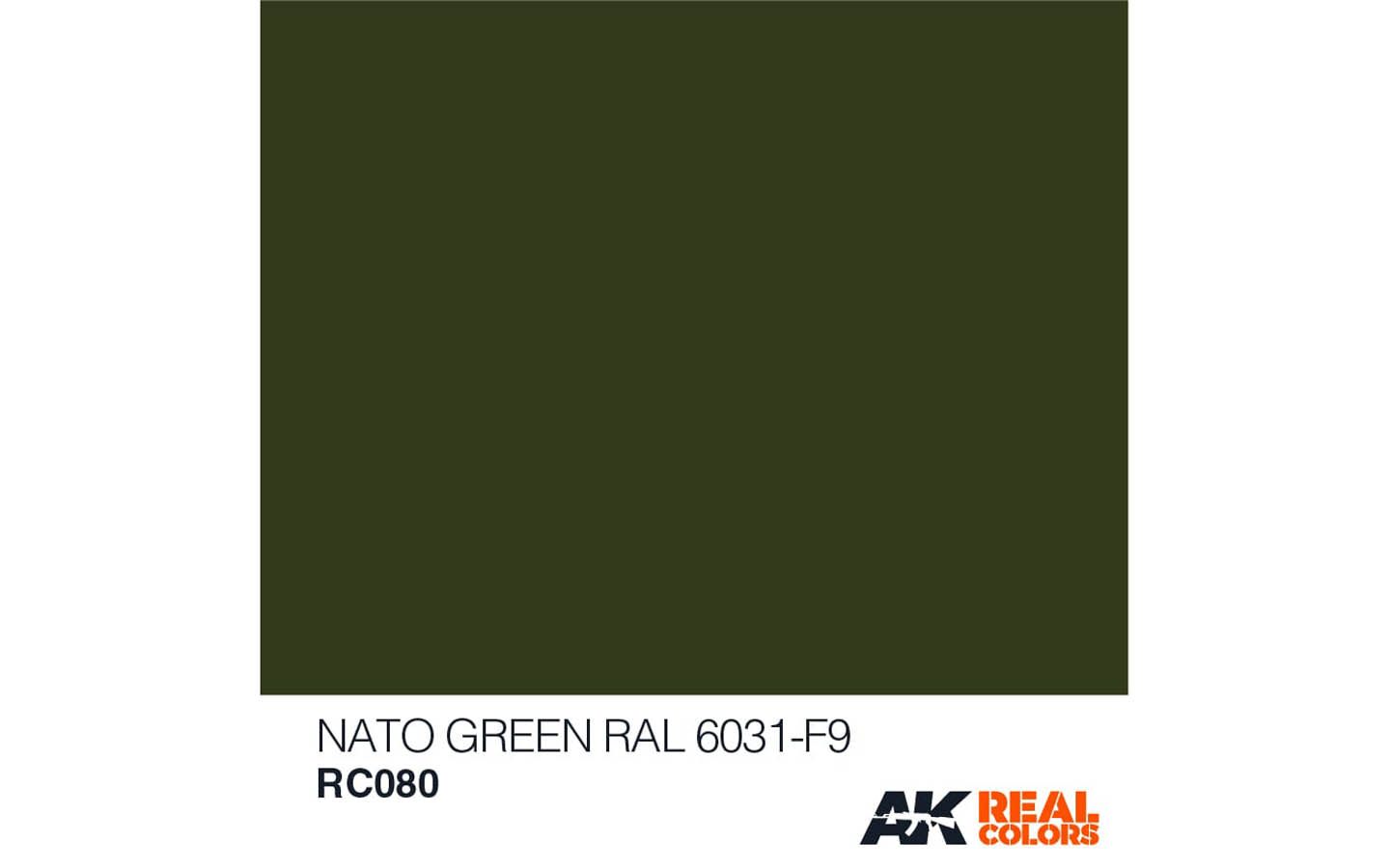 NATO Green RAL 6031F9 RC080 10ml Bottle AK Interactive RC080