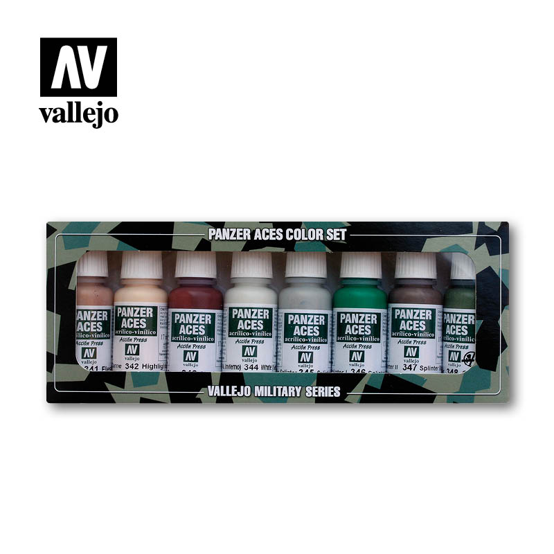 Skin Tones and Camouflage Set - Vallejo 70.129 | kingshobby.com